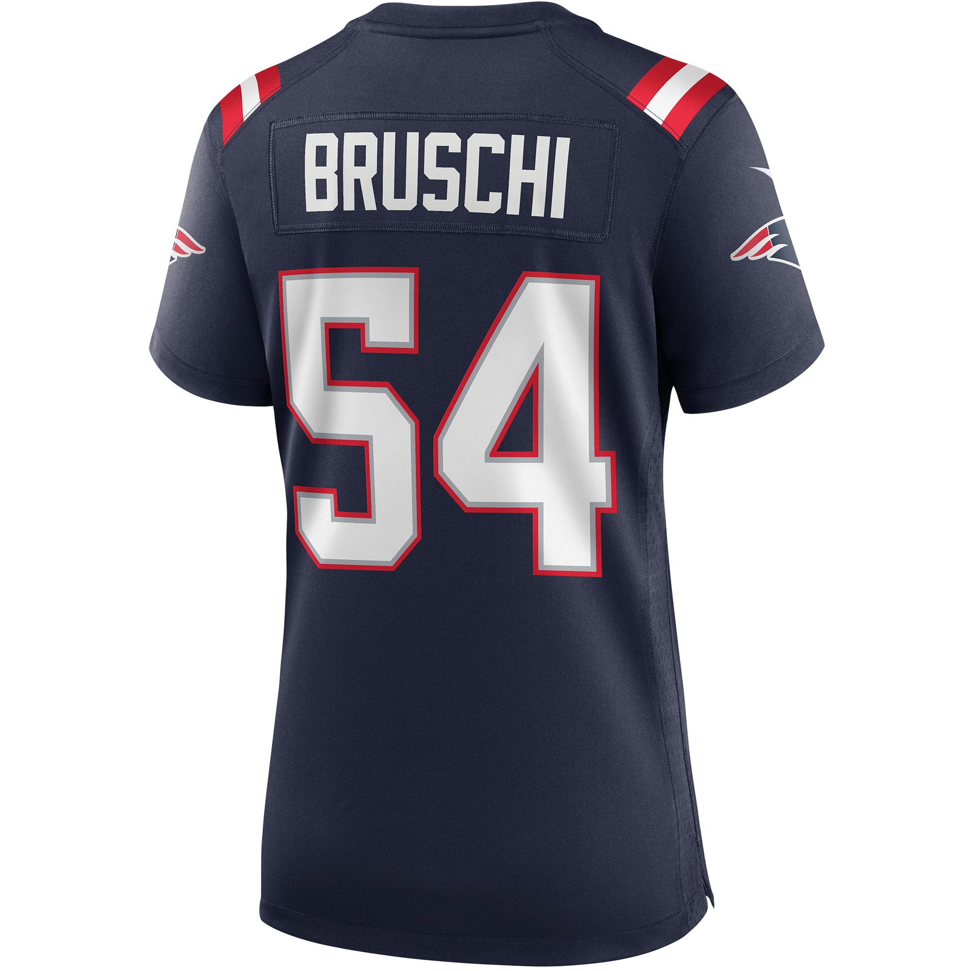 Women's New England Patriots Tedy Bruschi Navy Game Retired Player Jersey
