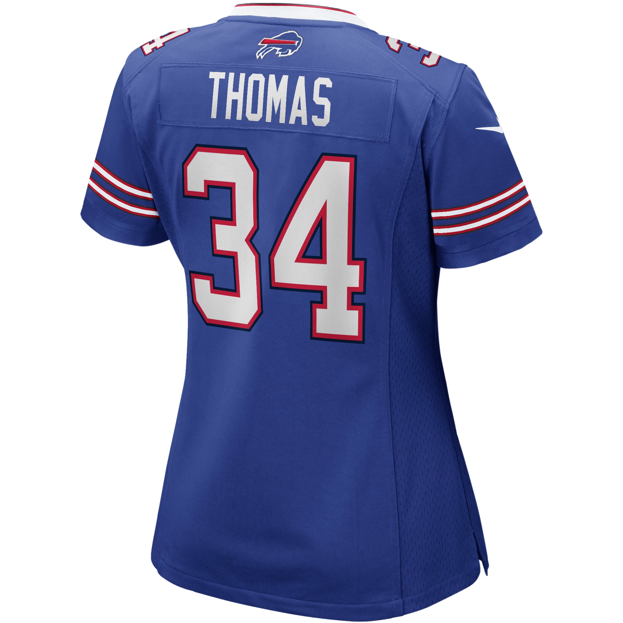 Women's Buffalo Bills Thurman Thomas Royal Game Retired Player Jersey