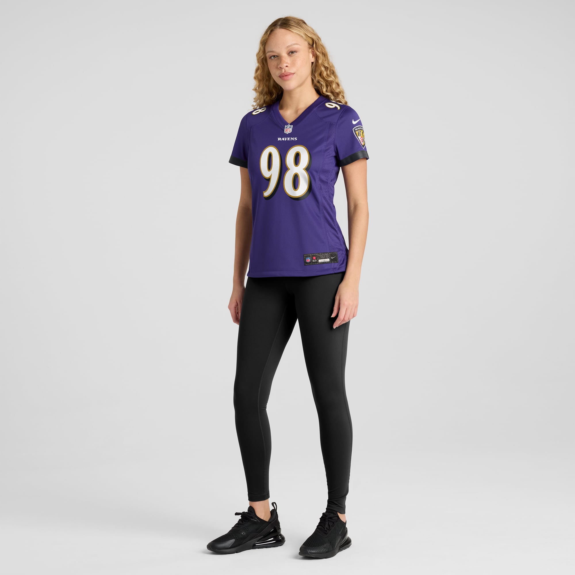 Women's Baltimore Ravens Travis Jones Purple Player Game Jersey