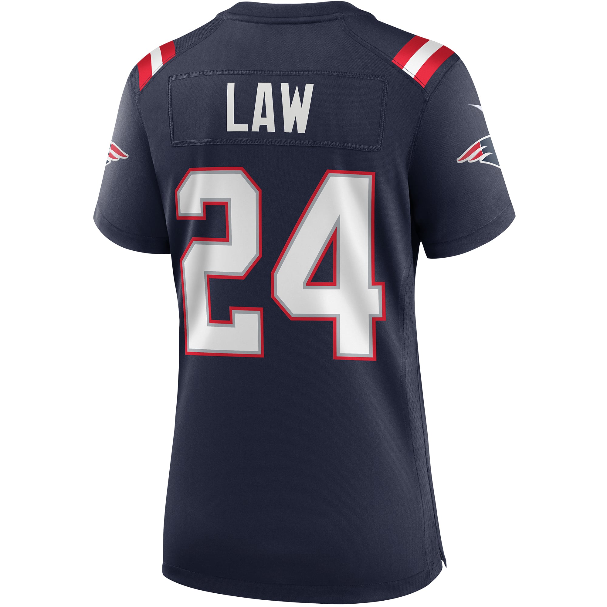Women's New England Patriots Ty Law Navy Game Retired Player Jersey