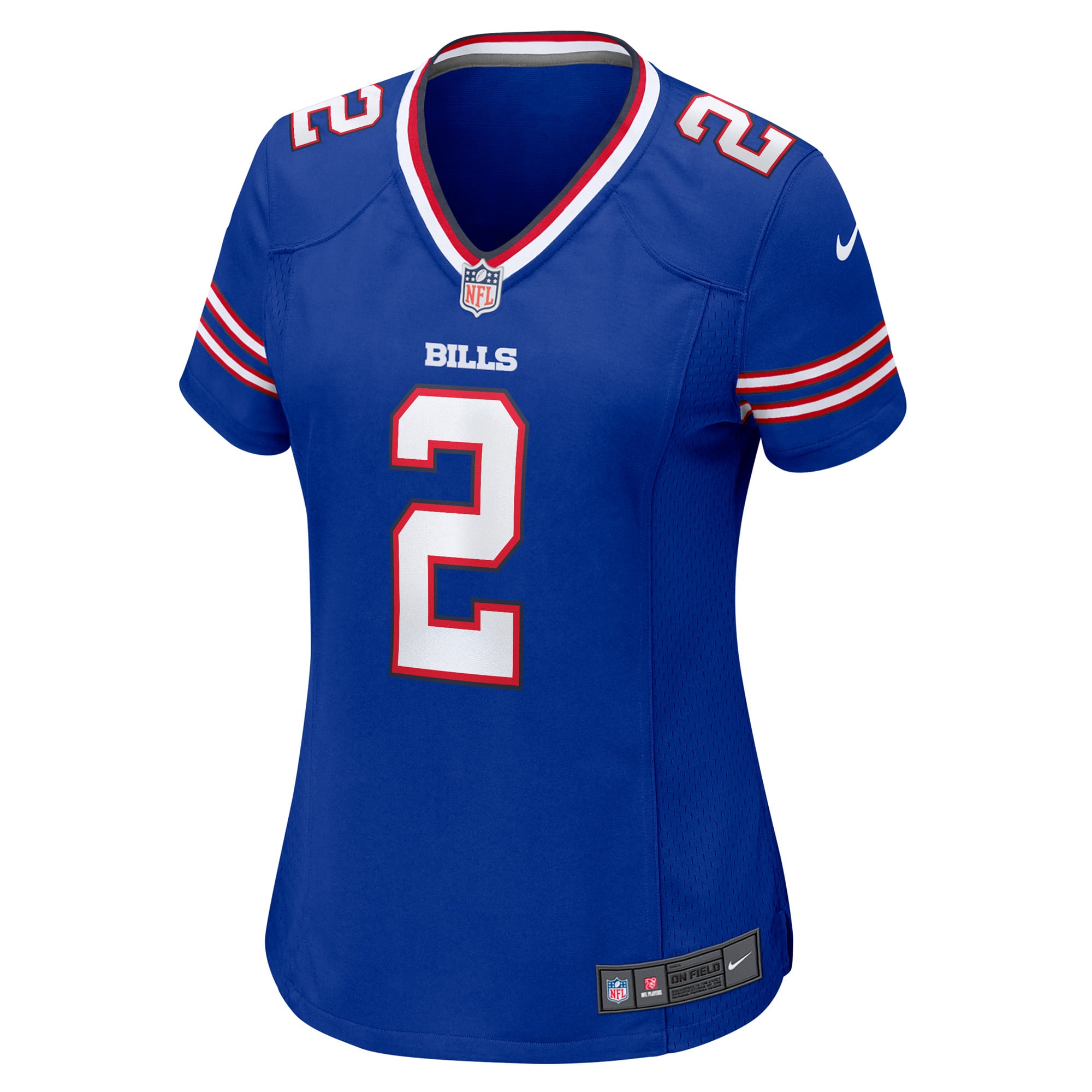 Women's Buffalo Bills Tyler Bass Royal Game Jersey