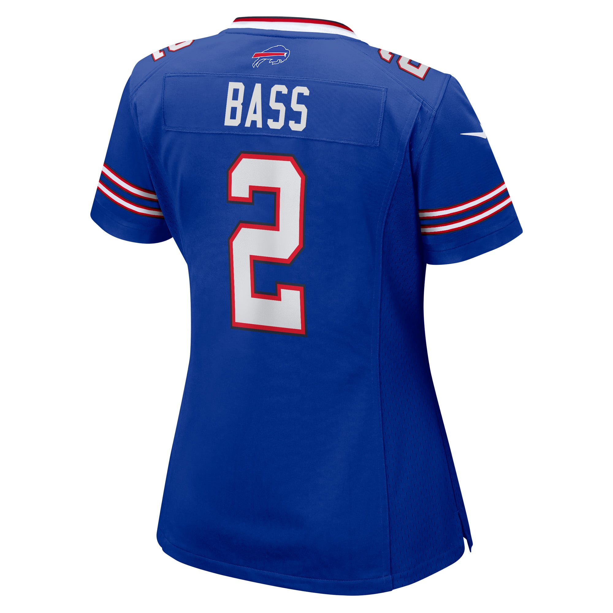 Women's Buffalo Bills Tyler Bass Royal Game Jersey