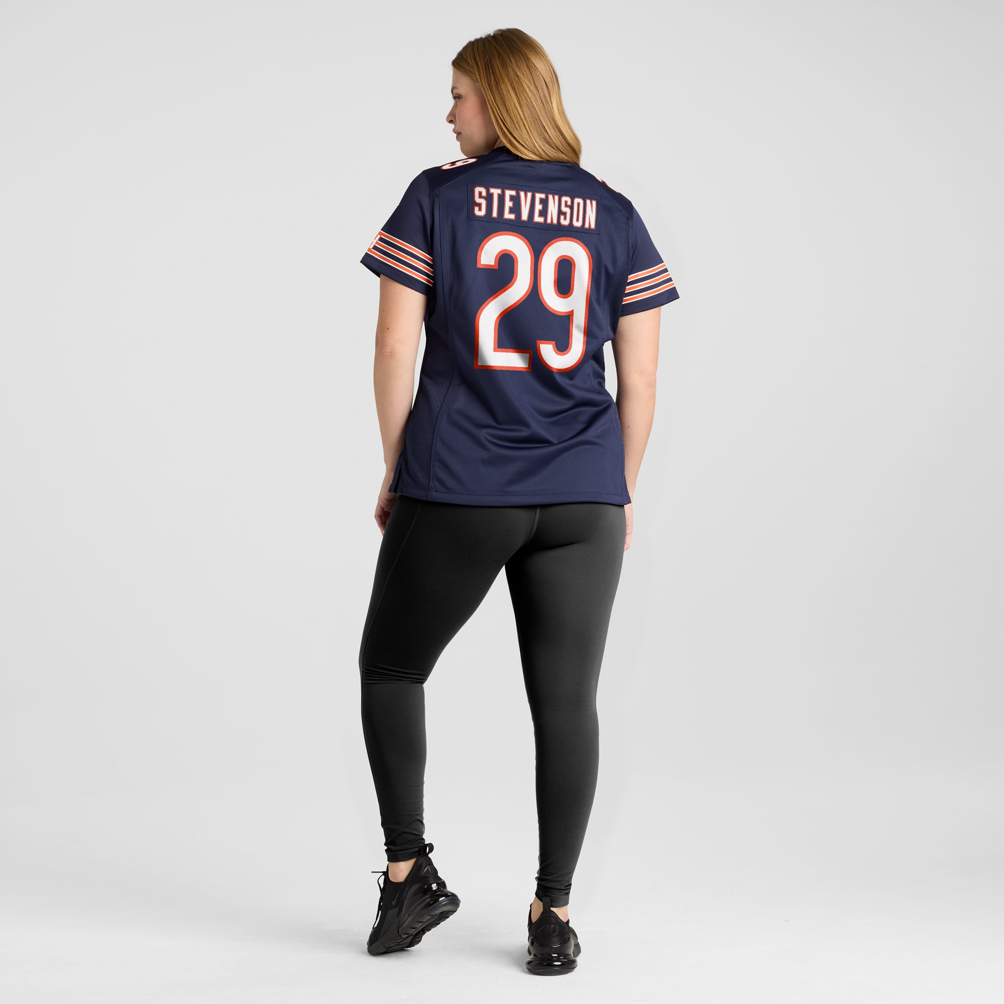 Women's Chicago Bears Tyrique Stevenson Navy Game Jersey