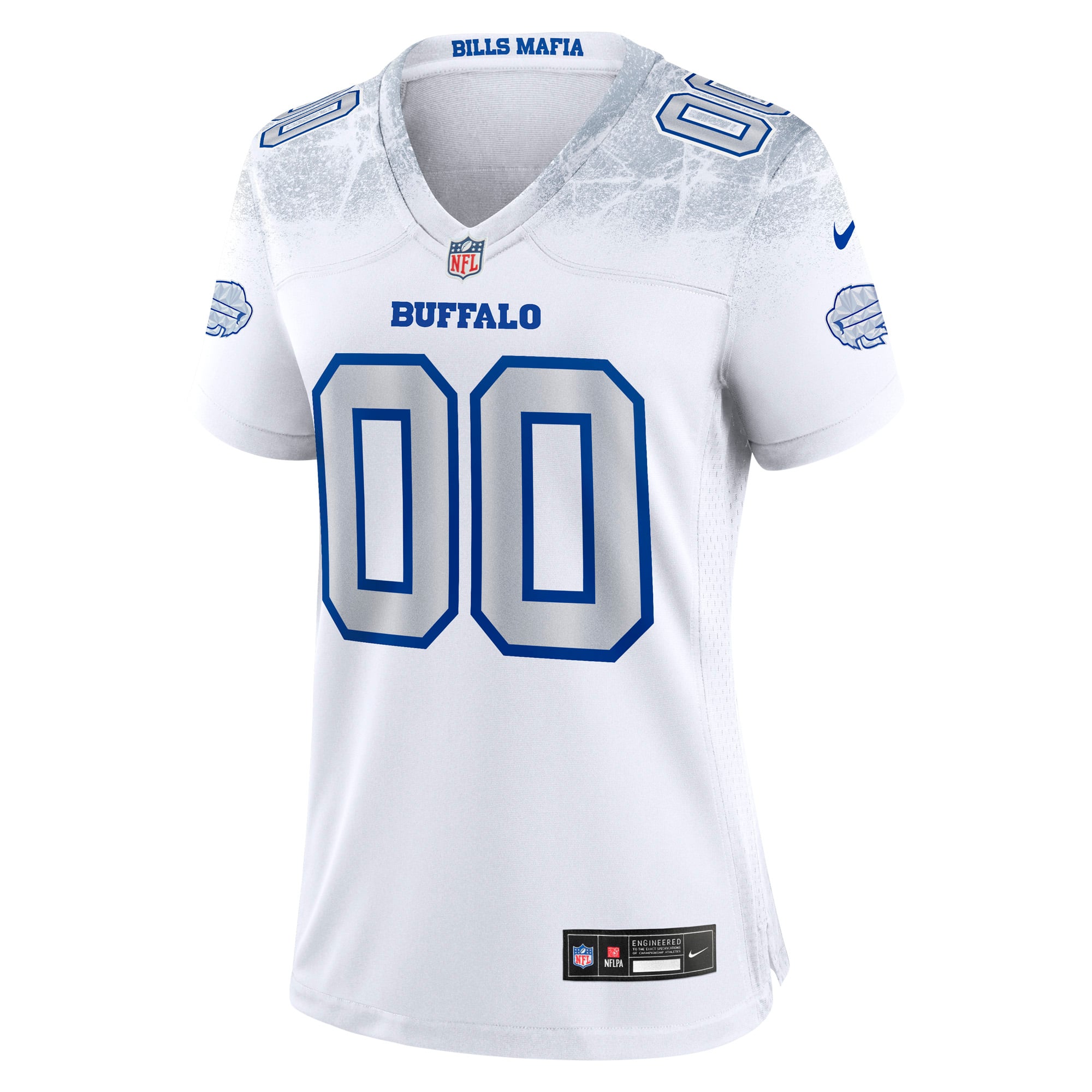 Women's Buffalo Bills White Rivalries Collection Custom Game Jersey