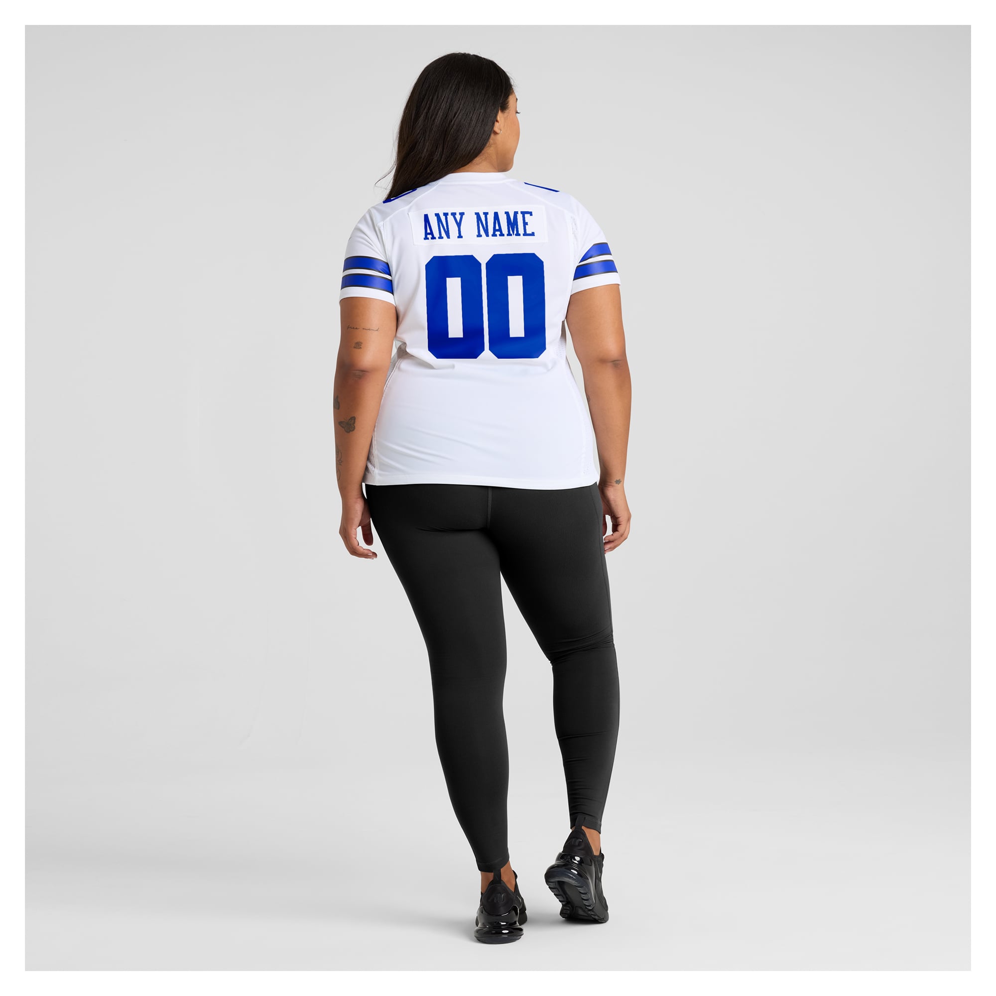 Women's White Dallas Cowboys Custom Game Jersey