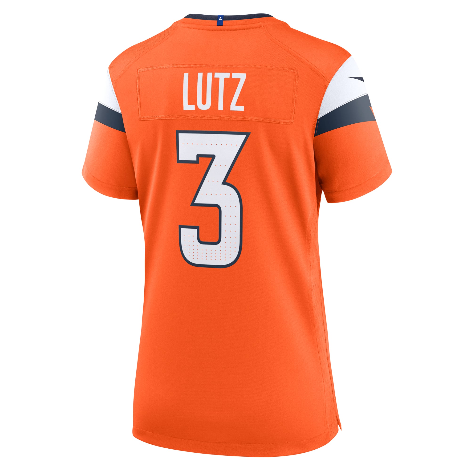 Women's Denver Broncos Wil Lutz Orange Team Game Jersey