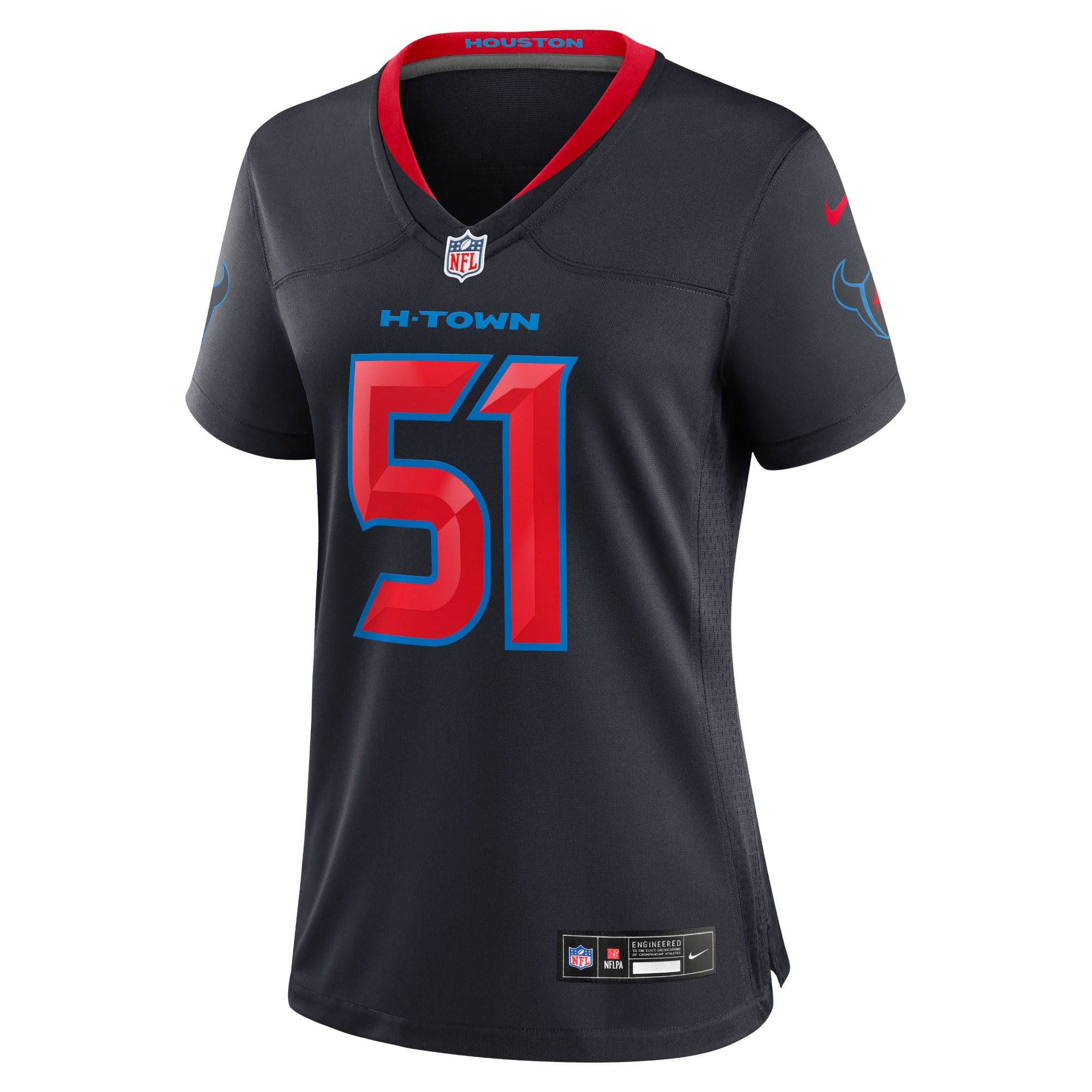 Women's Houston Texans Will Anderson Jr. Navy 2nd Alternate Game Jersey