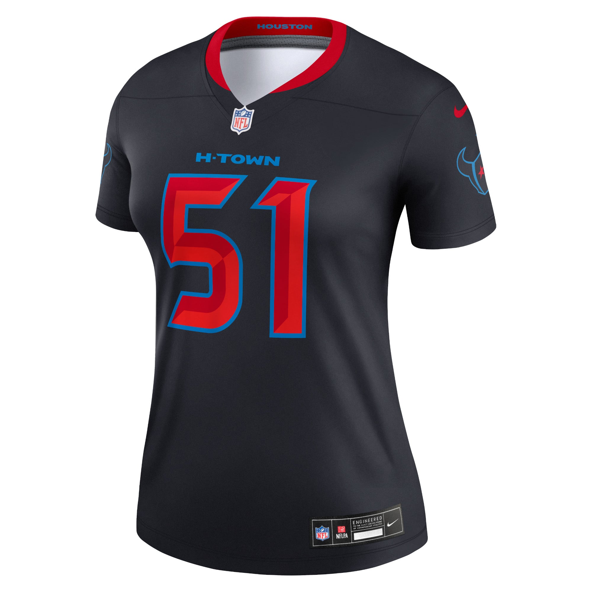 Women's Houston Texans Will Anderson Jr. Navy Alternate Legend Player Performance Top