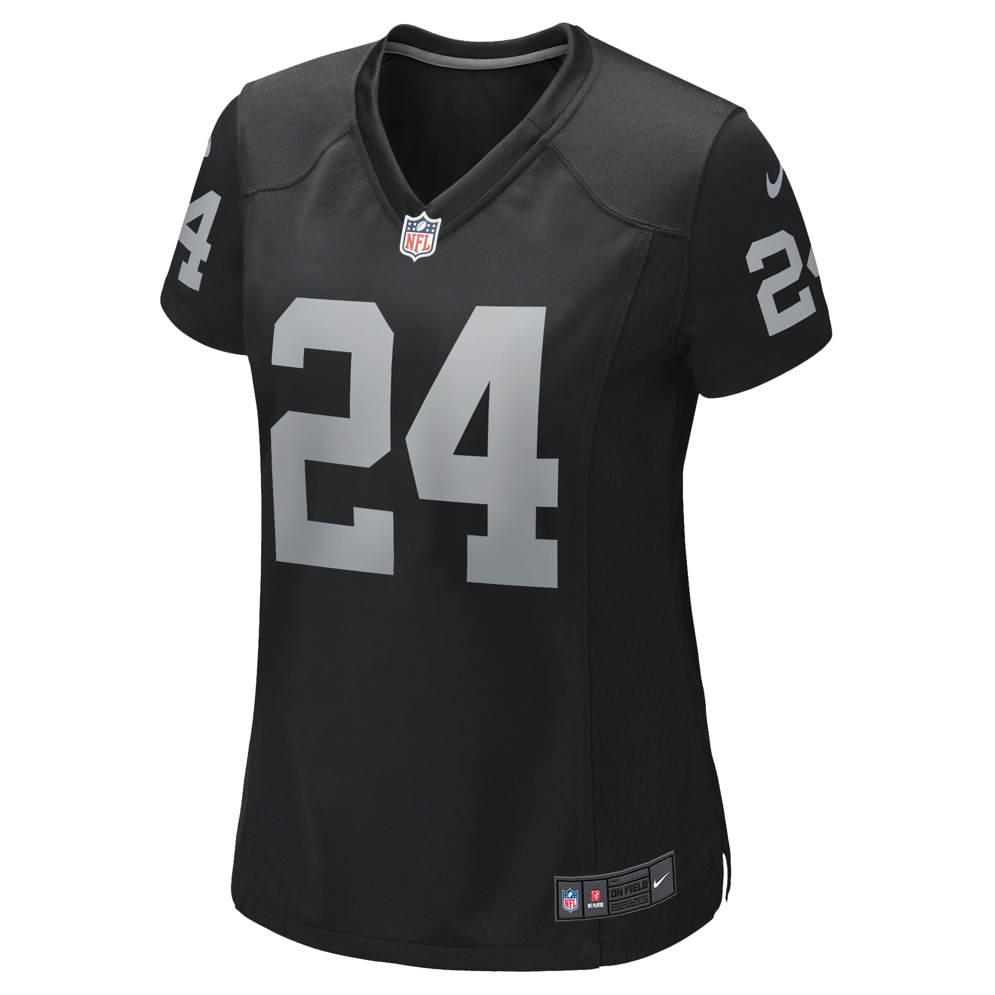 Women's Las Vegas Raiders Willie Brown Black Game Retired Player Jersey