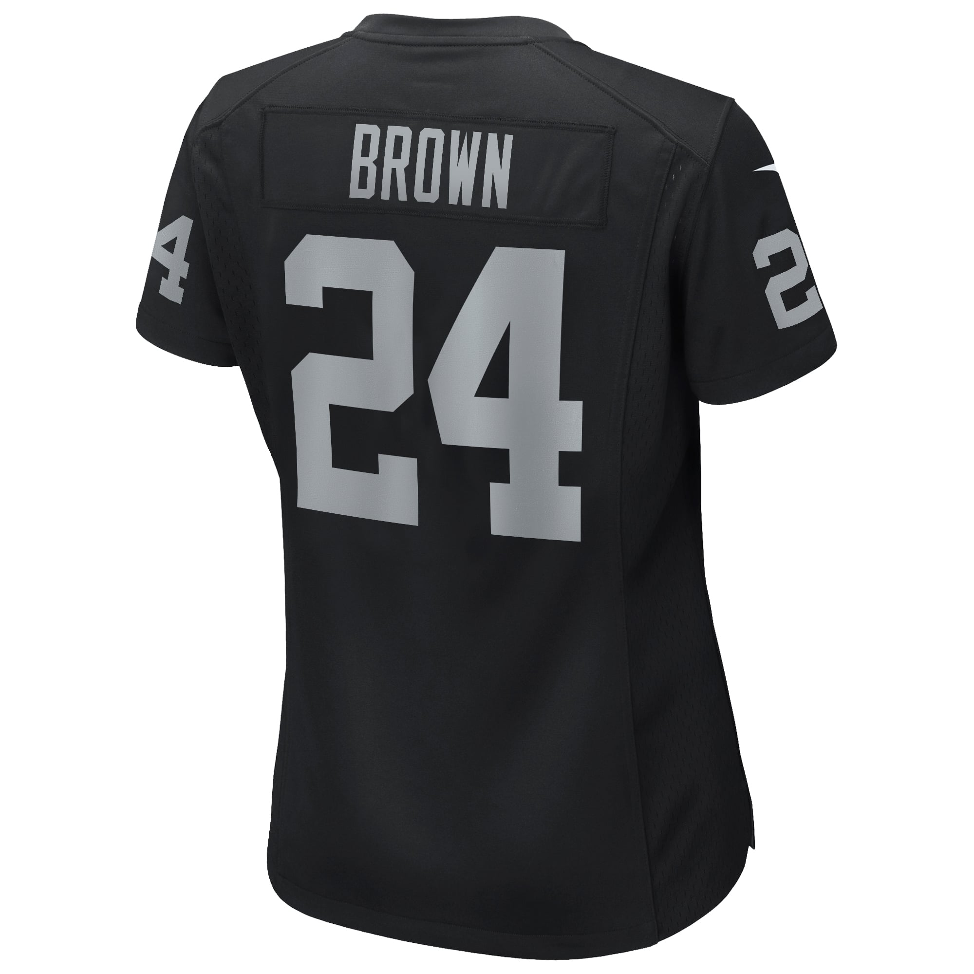 Women's Las Vegas Raiders Willie Brown Black Game Retired Player Jersey