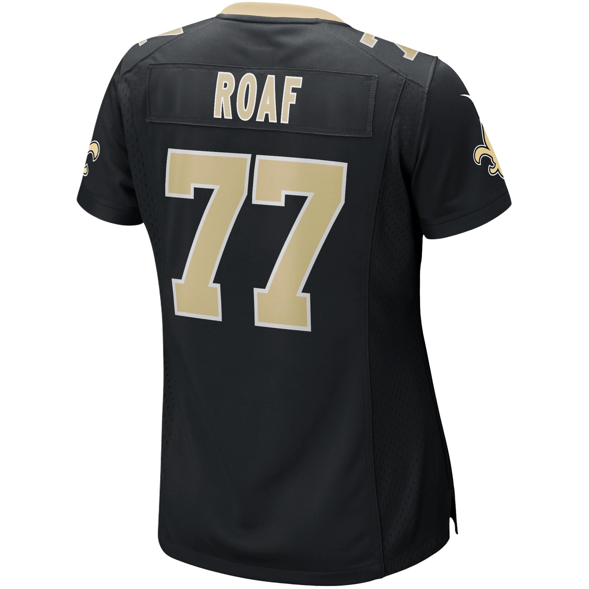 Women's New Orleans Saints Willie Roaf Black Game Retired Player Jersey