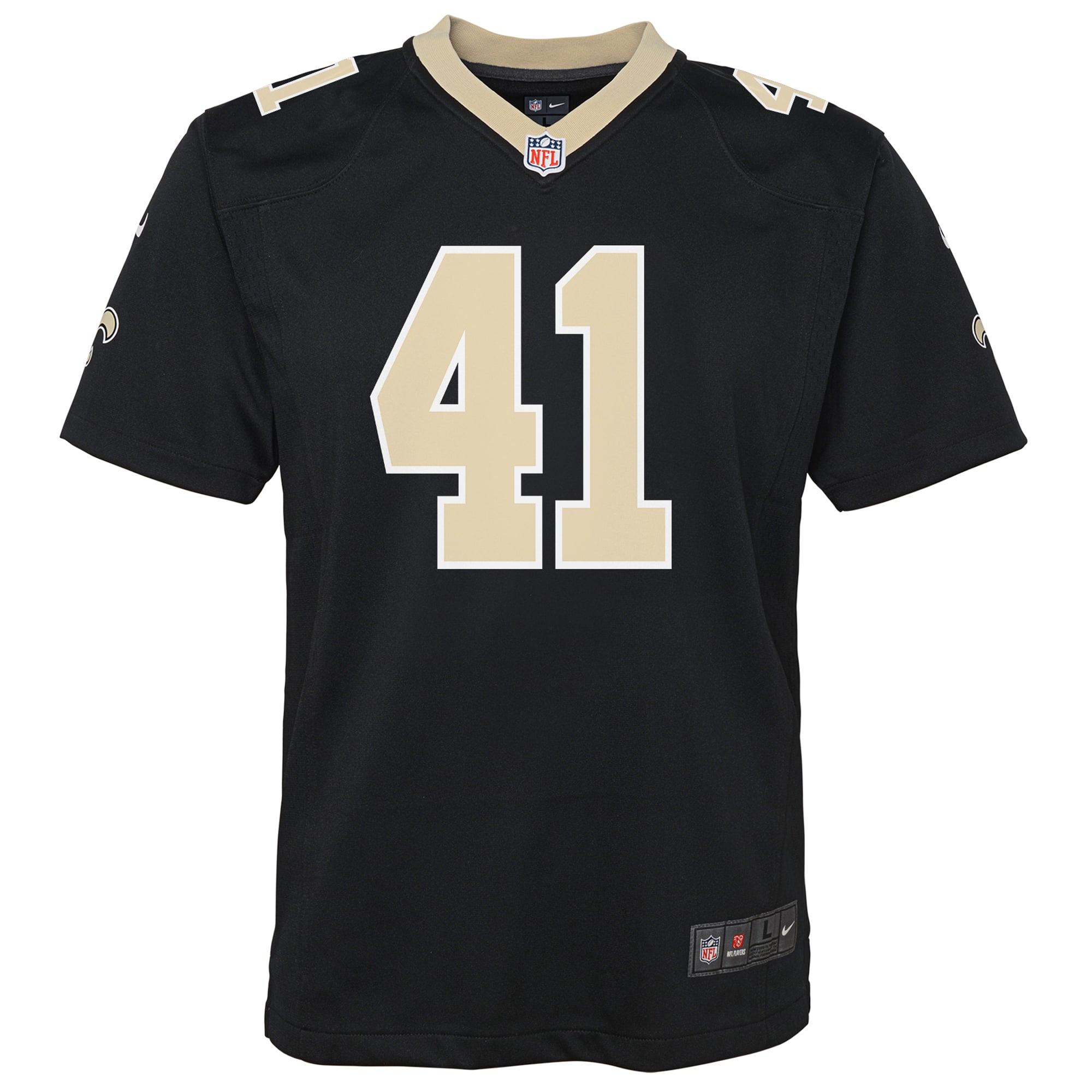Youth New Orleans Saints Alvin Kamara Black Game Jersey