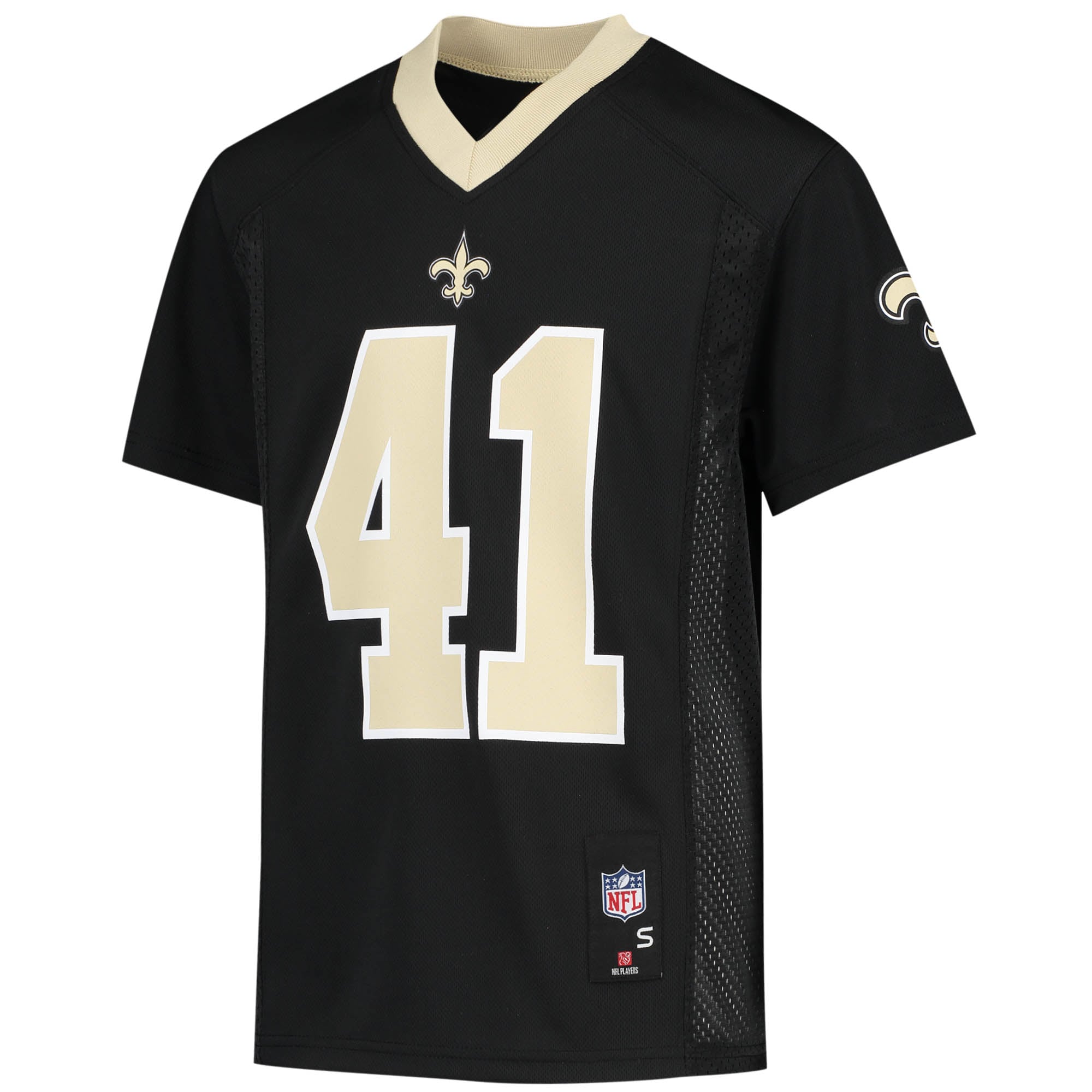 Youth New Orleans Saints Alvin Kamara Black Replica Jersey