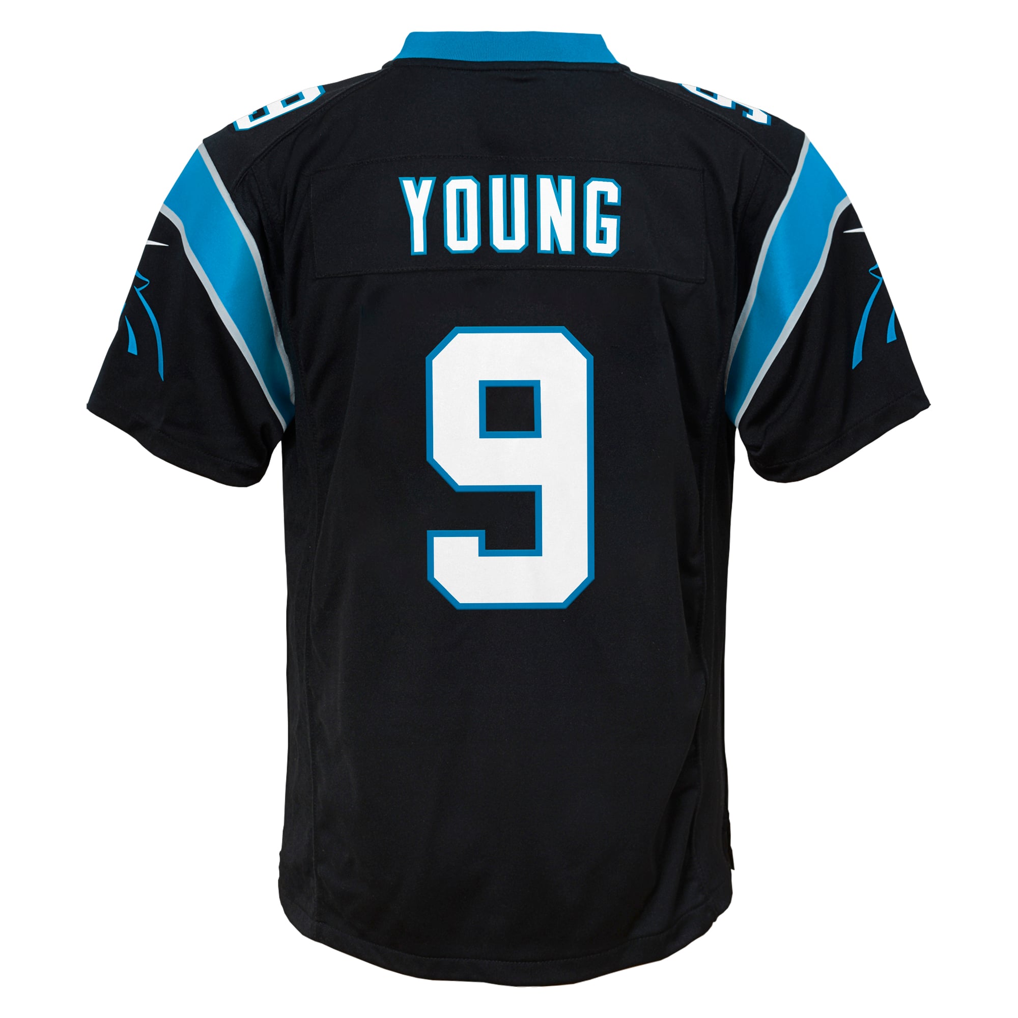 Youth Carolina Panthers Bryce Young Black Game Jersey