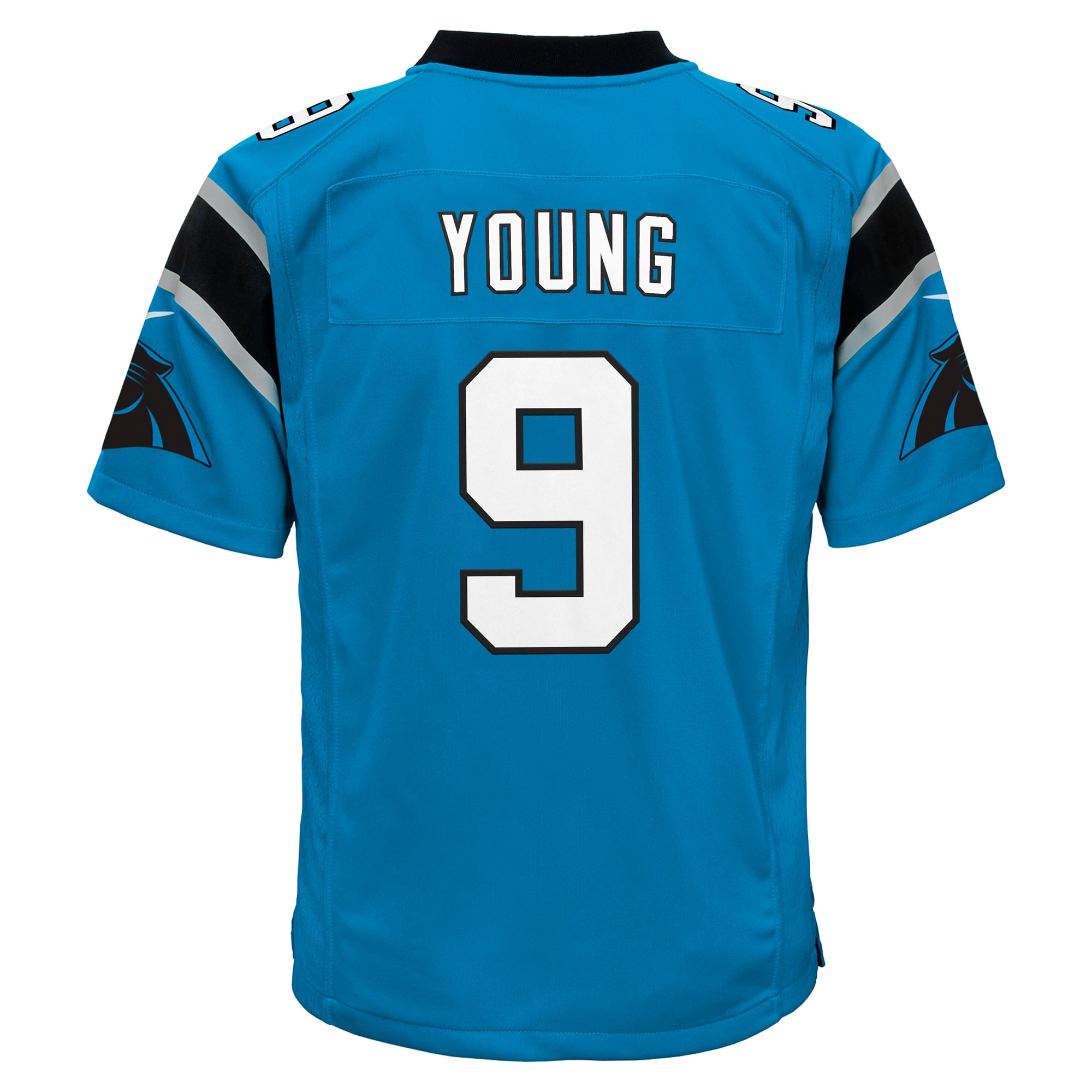 Youth Carolina Panthers Bryce Young Blue Game Jersey