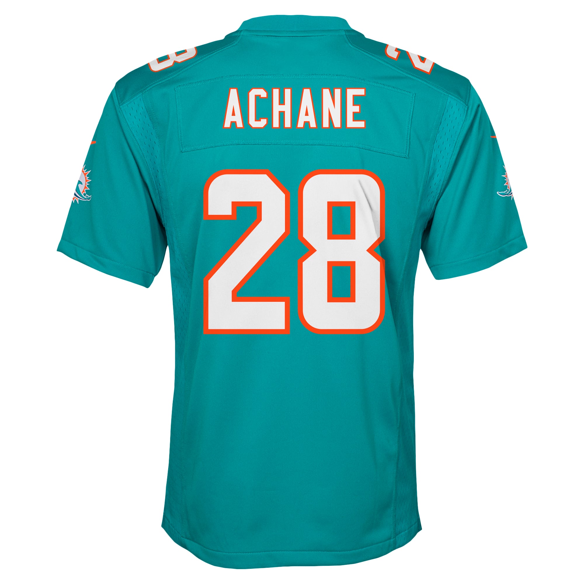 Youth Miami Dolphins De’Von Achane Aqua Game Jersey