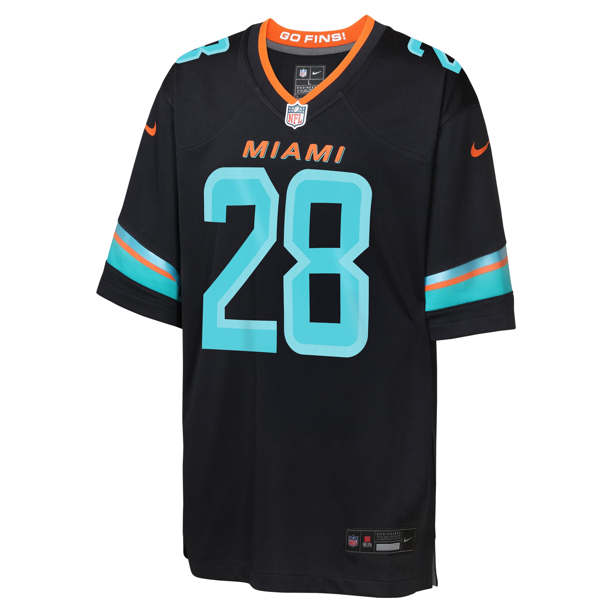 Youth Miami Dolphins De’Von Achane Navy Rivalries Collection Game Jersey