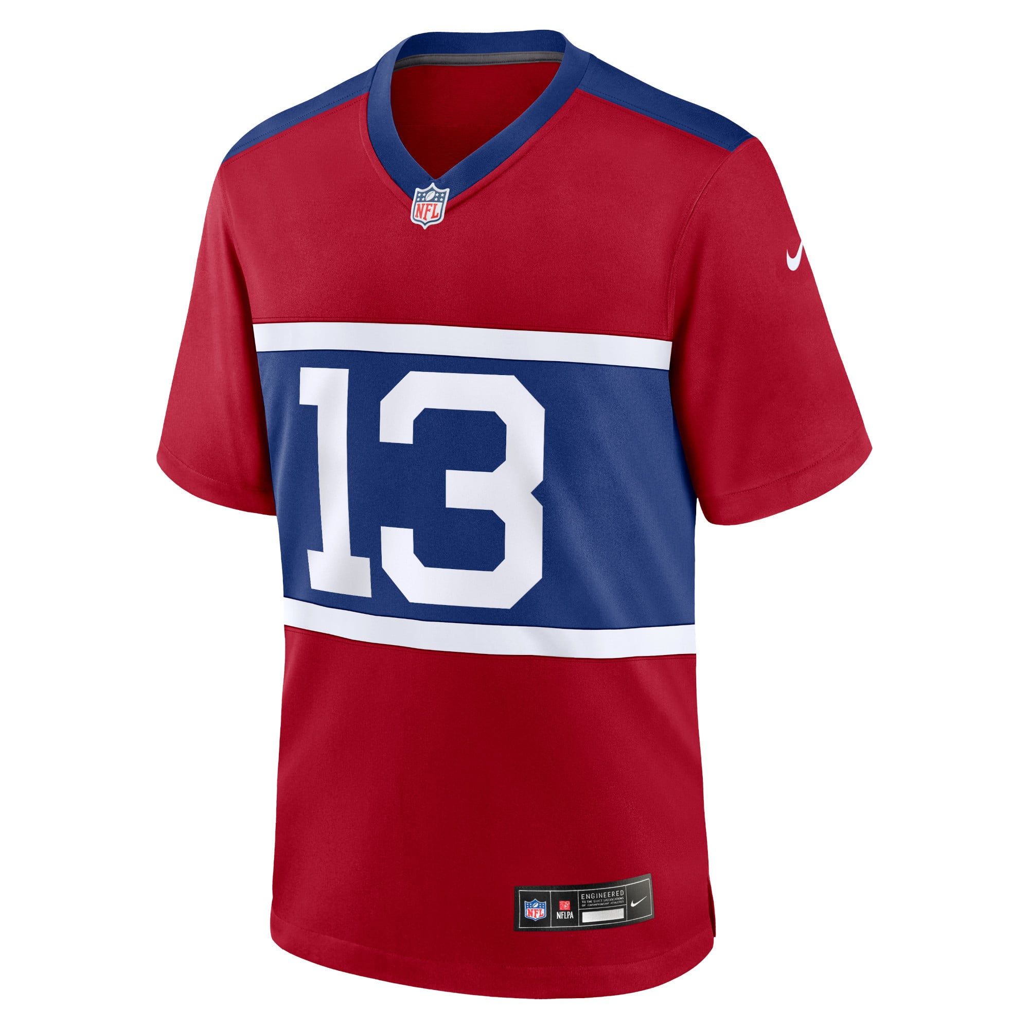 Youth New York Giants Jalin Hyatt Red Game Jersey