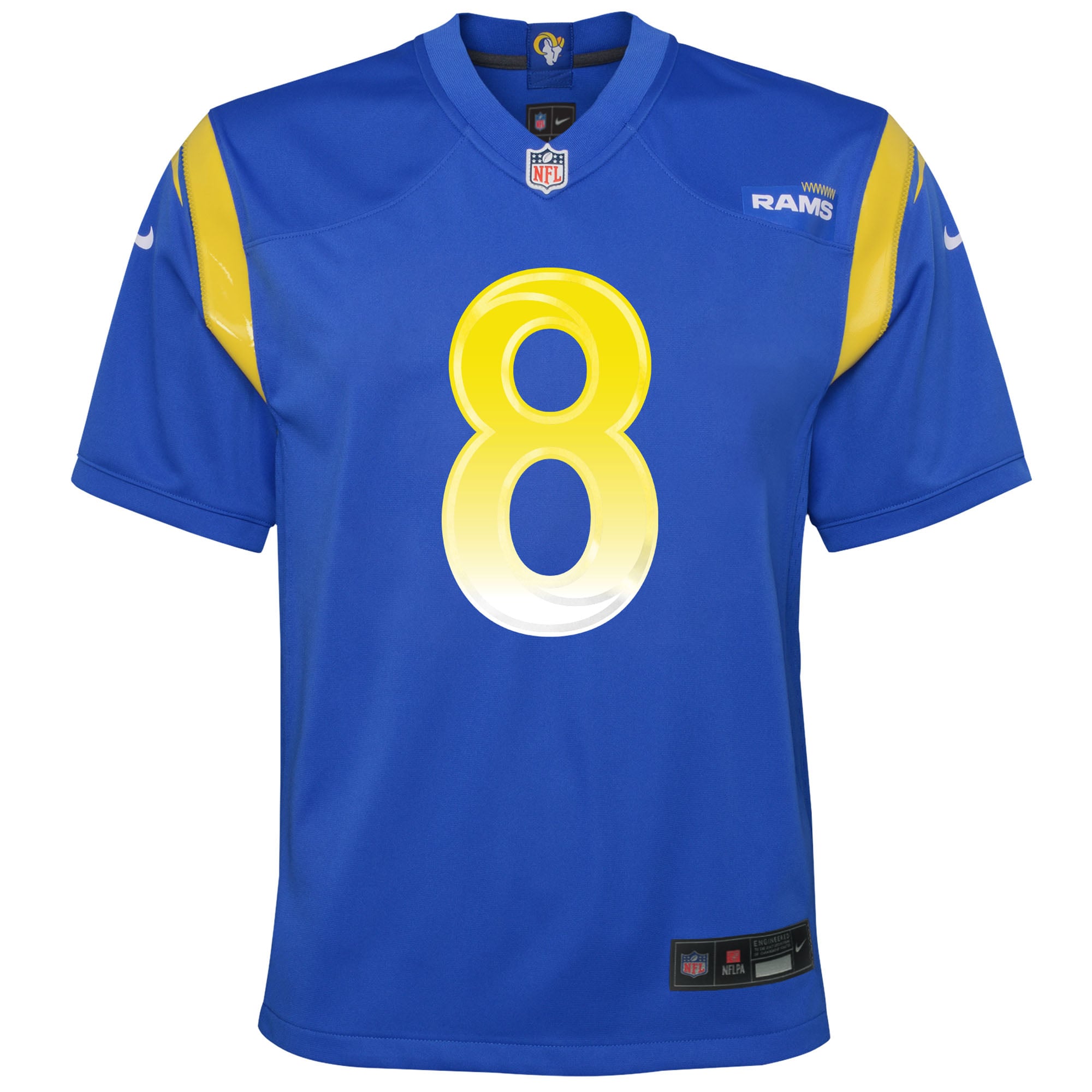 Youth Los Angeles Rams Jared Verse Royal Team Game Jersey