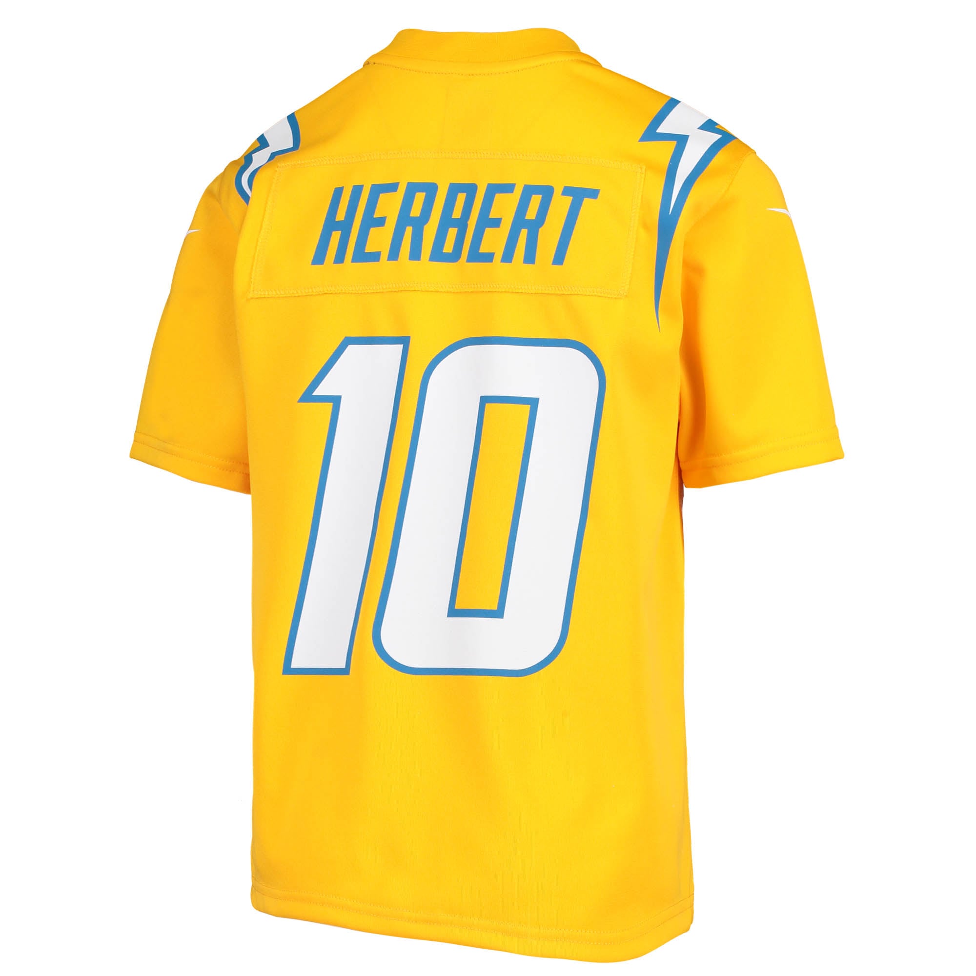 Youth Los Angeles Chargers Justin Herbert Gold Inverted Team Game Jersey