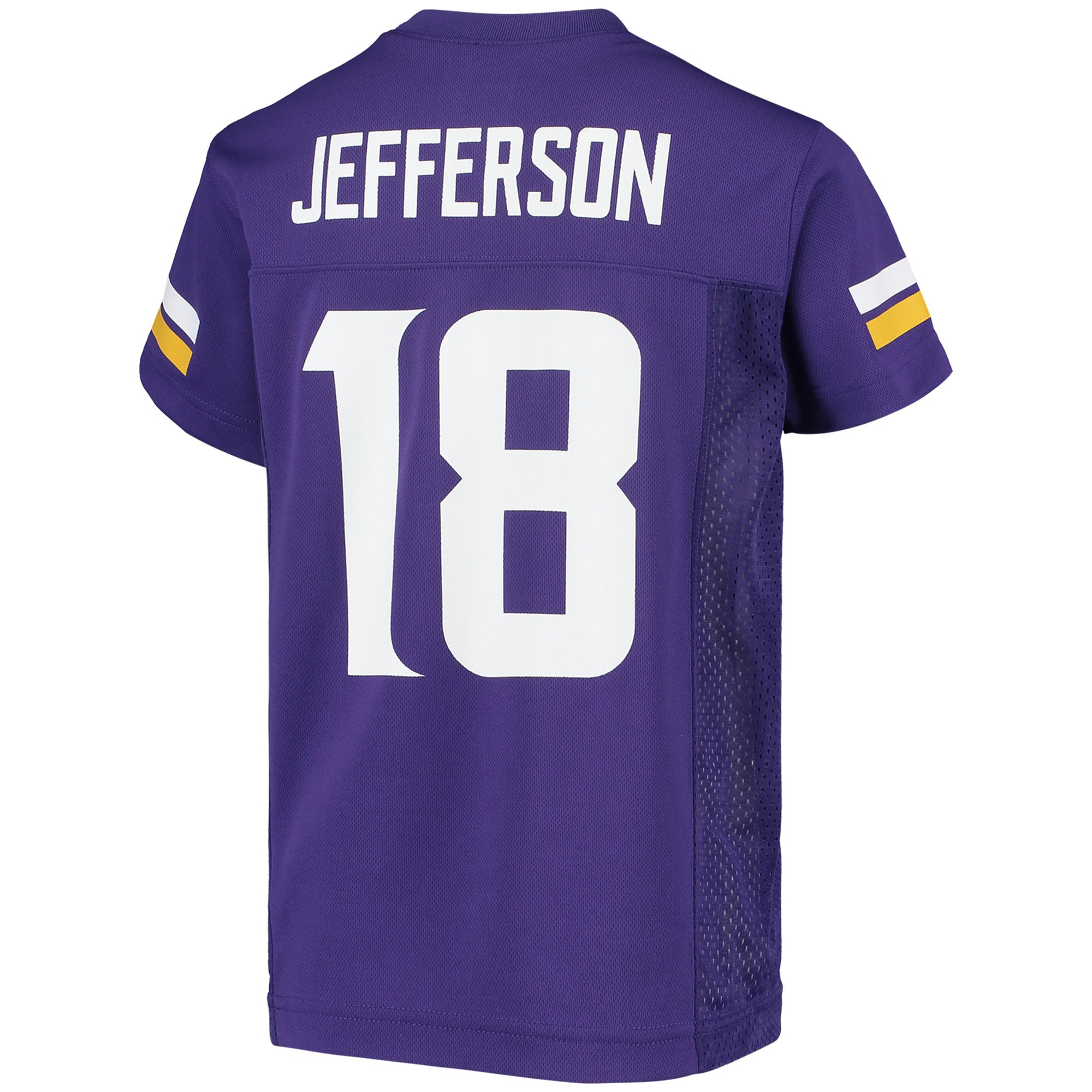Youth Minnesota Vikings Justin Jefferson Purple Replica Jersey