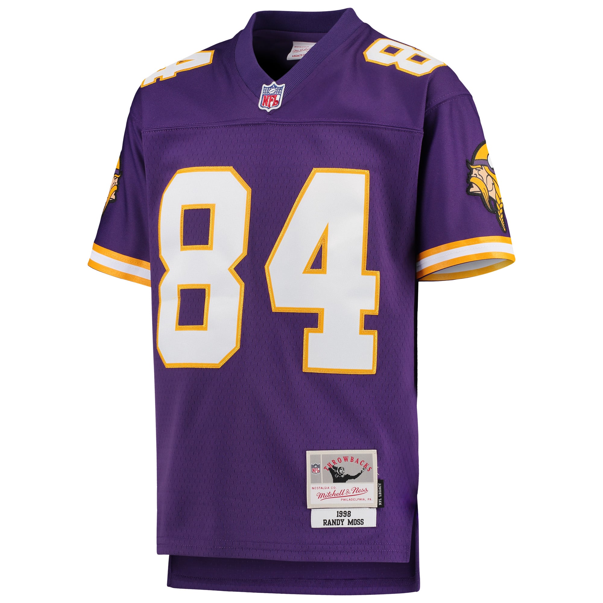 Youth Minnesota Vikings Randy Moss Purple 1998 Legacy Retired Player Jersey