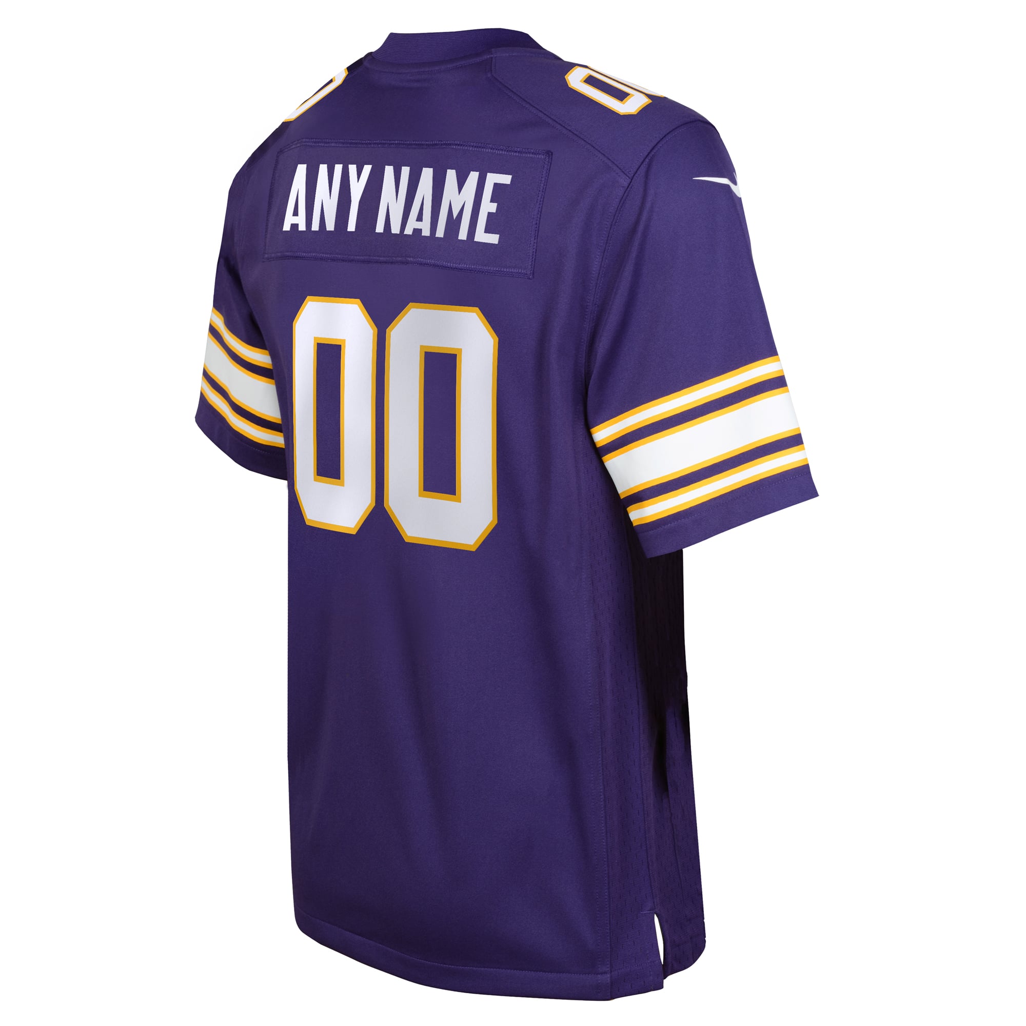 Youth Minnesota Vikings Purple Classic Custom Game Jersey