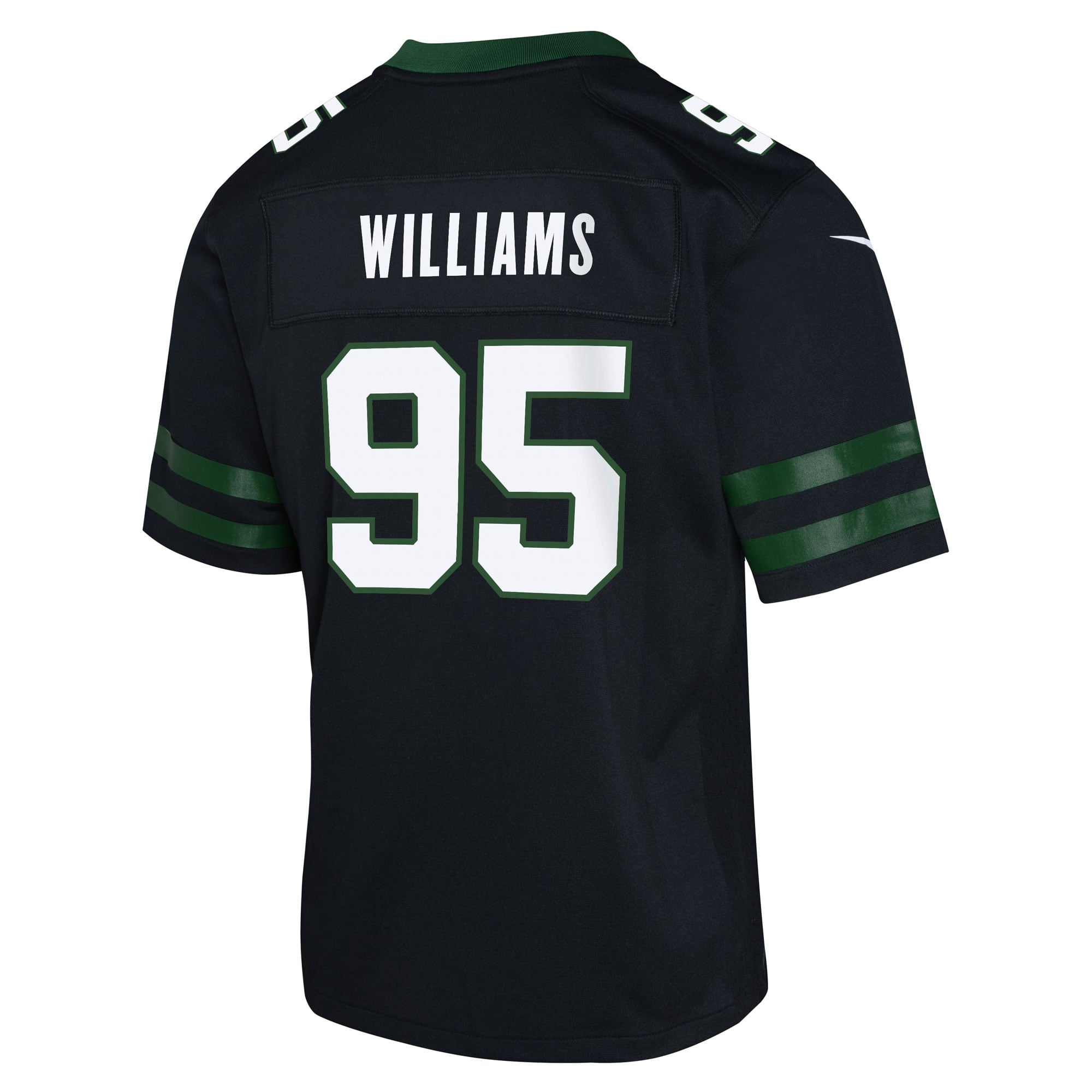 Youth New York Jets Quinnen Williams Black Game Jersey