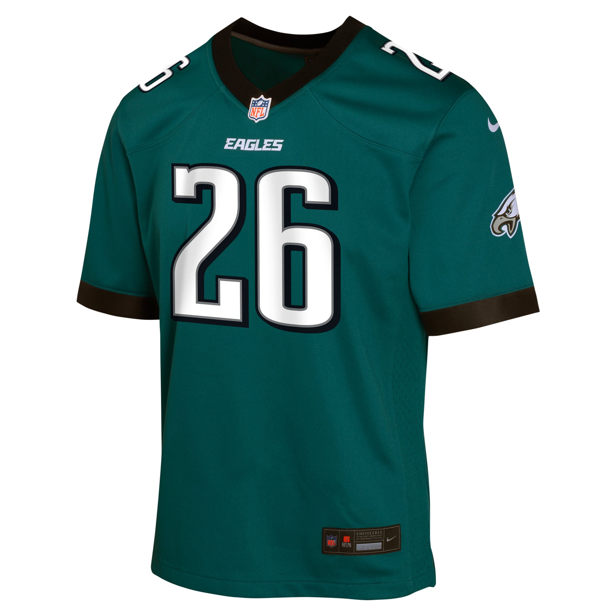 Youth Philadelphia Eagles Saquon Barkley Green Game Jersey