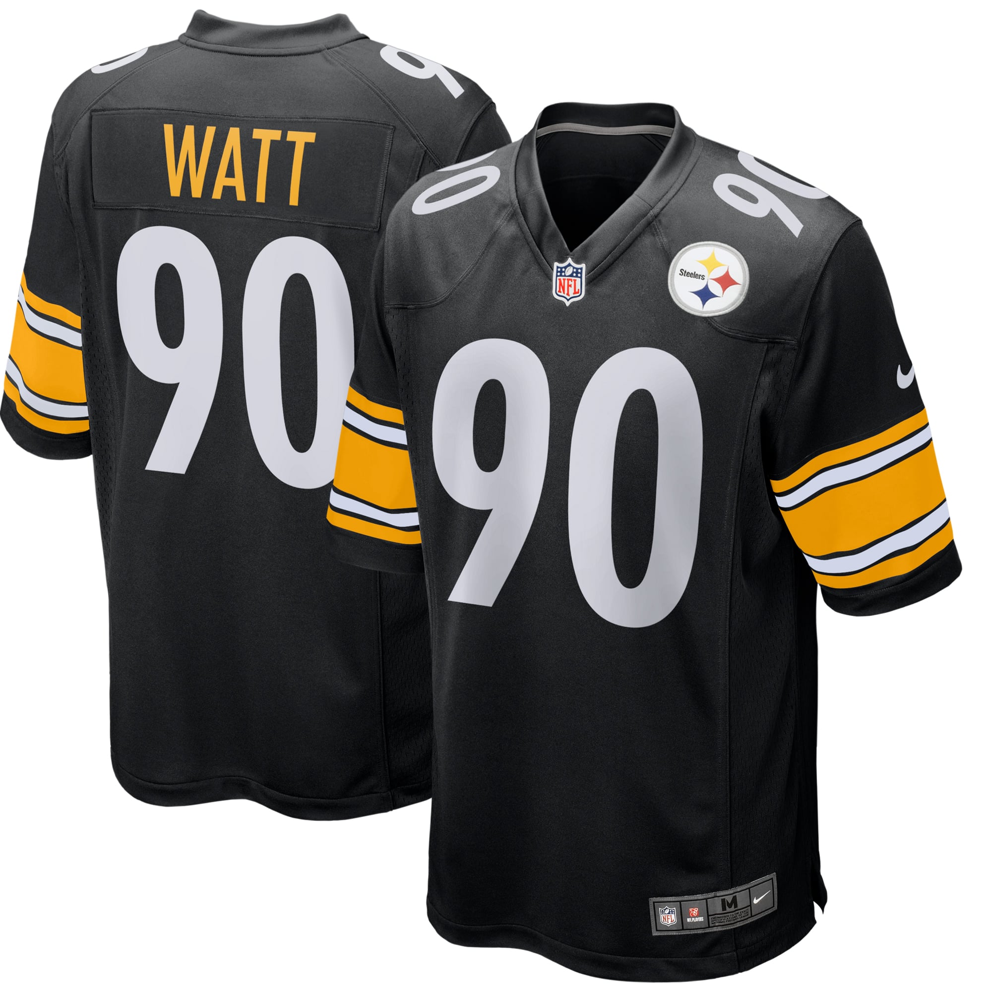 Youth Pittsburgh Steelers T.J. Watt Black Game Jersey