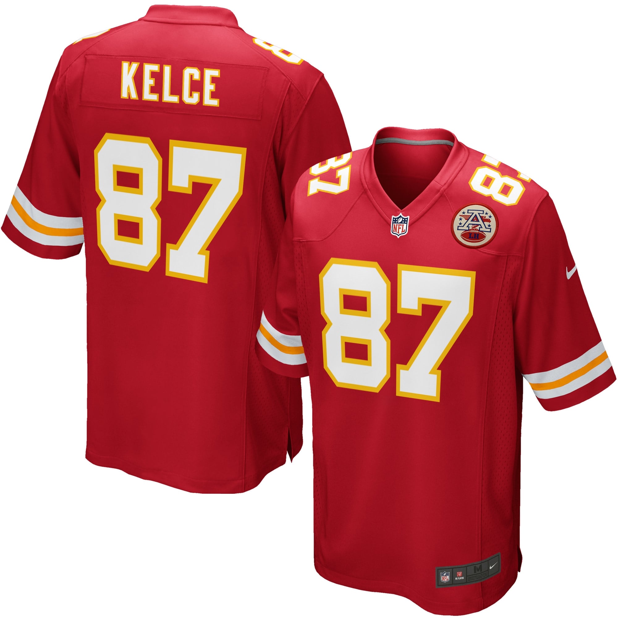 Youth Kansas City Chiefs Travis Kelce Red Game Jersey