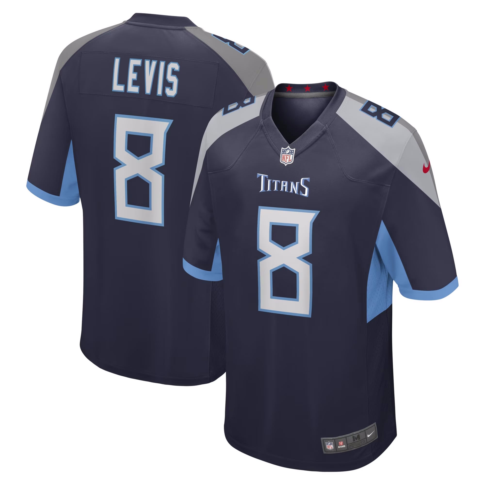 Youth Tennessee Titans Will Levis Navy Game Jersey