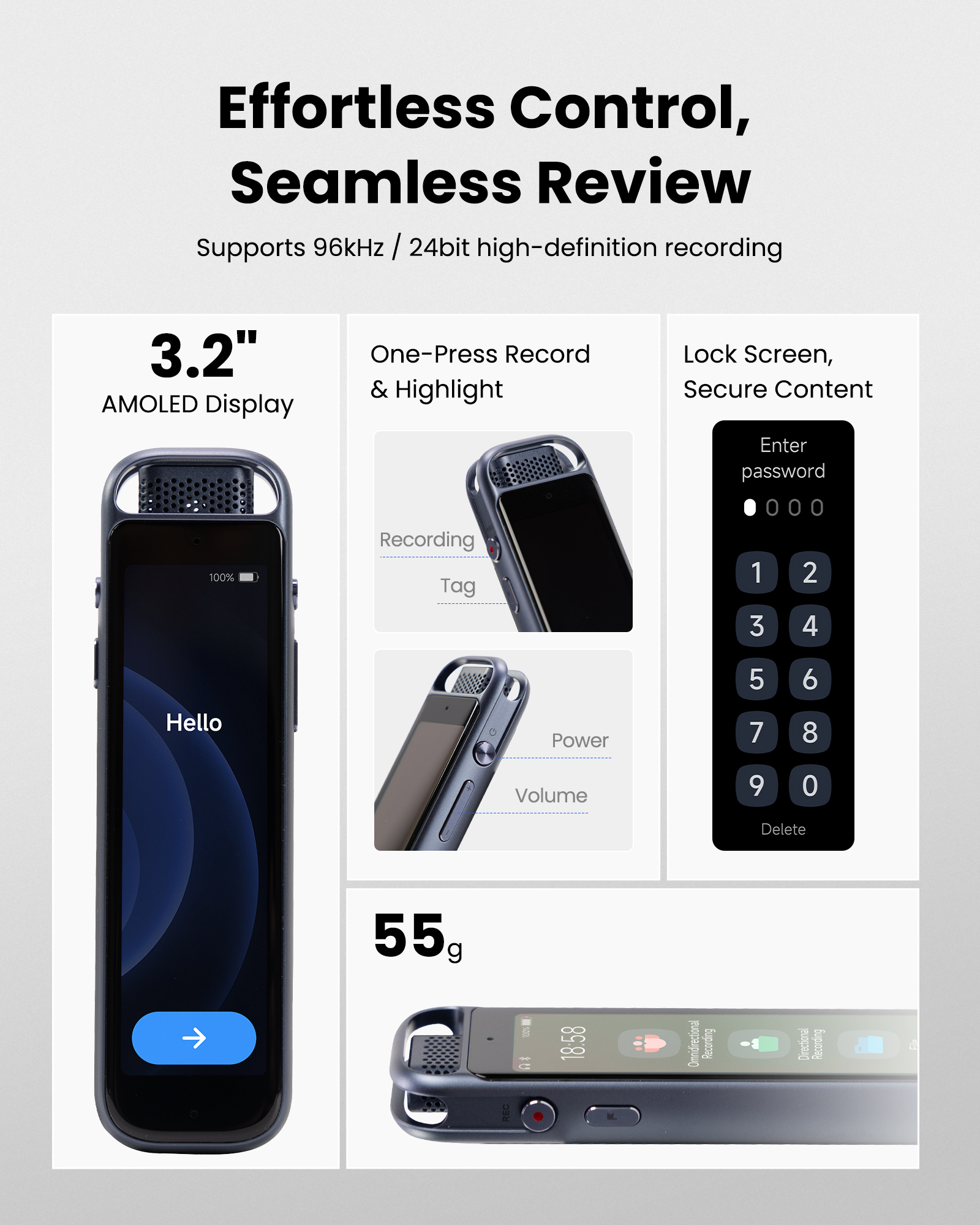 iFLYTEK AI Recorder P1 Pro