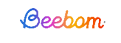 Beebom logo on black background

