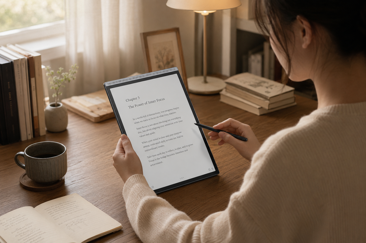 iFLYTEK AINOTE Air 2 reading scene