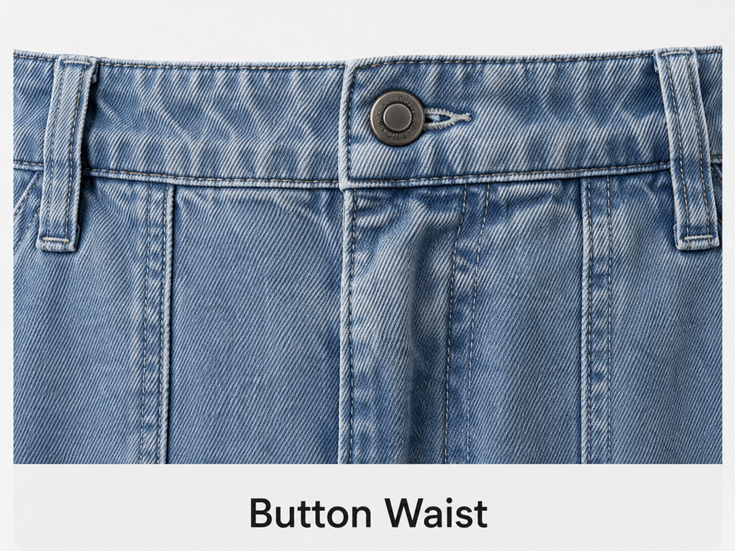 Button waist detail