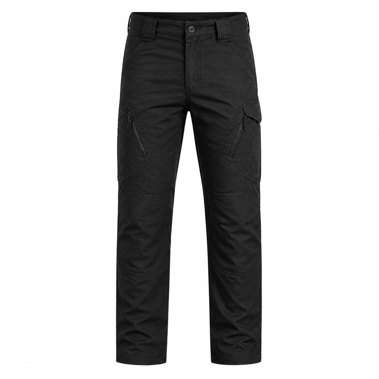Black men's tactical cargo pants pack option