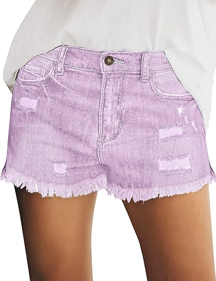 Women's Stretch Denim Shorts - detail image 10