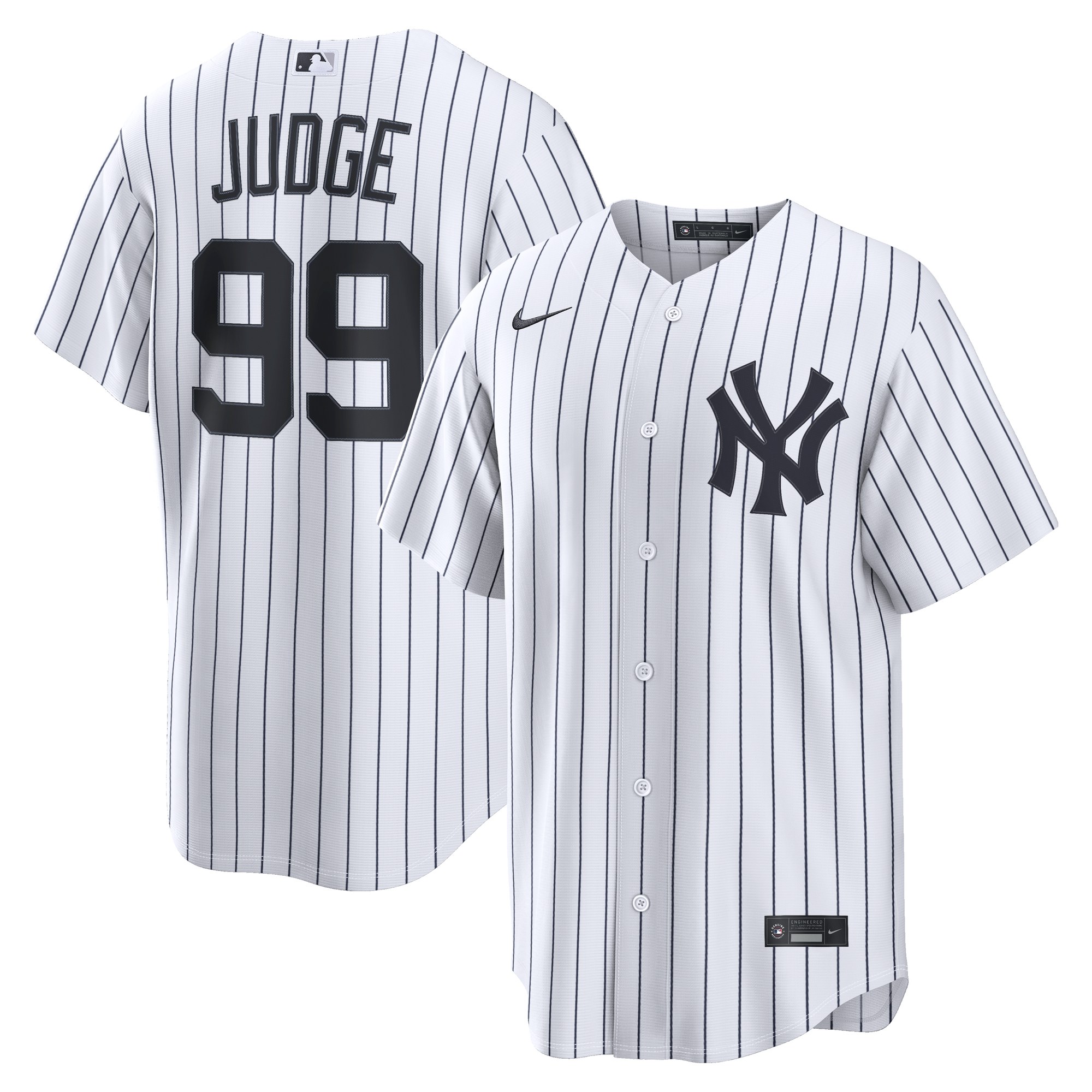 Aaron Judge New York Yankees Home Replica Jersey - White-Jersey Pro Hub