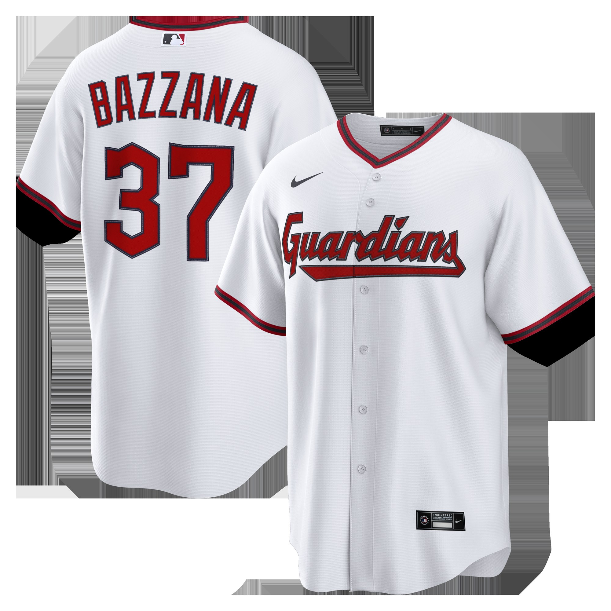 Travis Bazzana Cleveland Guardians Home Replica Jersey - White-Jersey Pro Hub