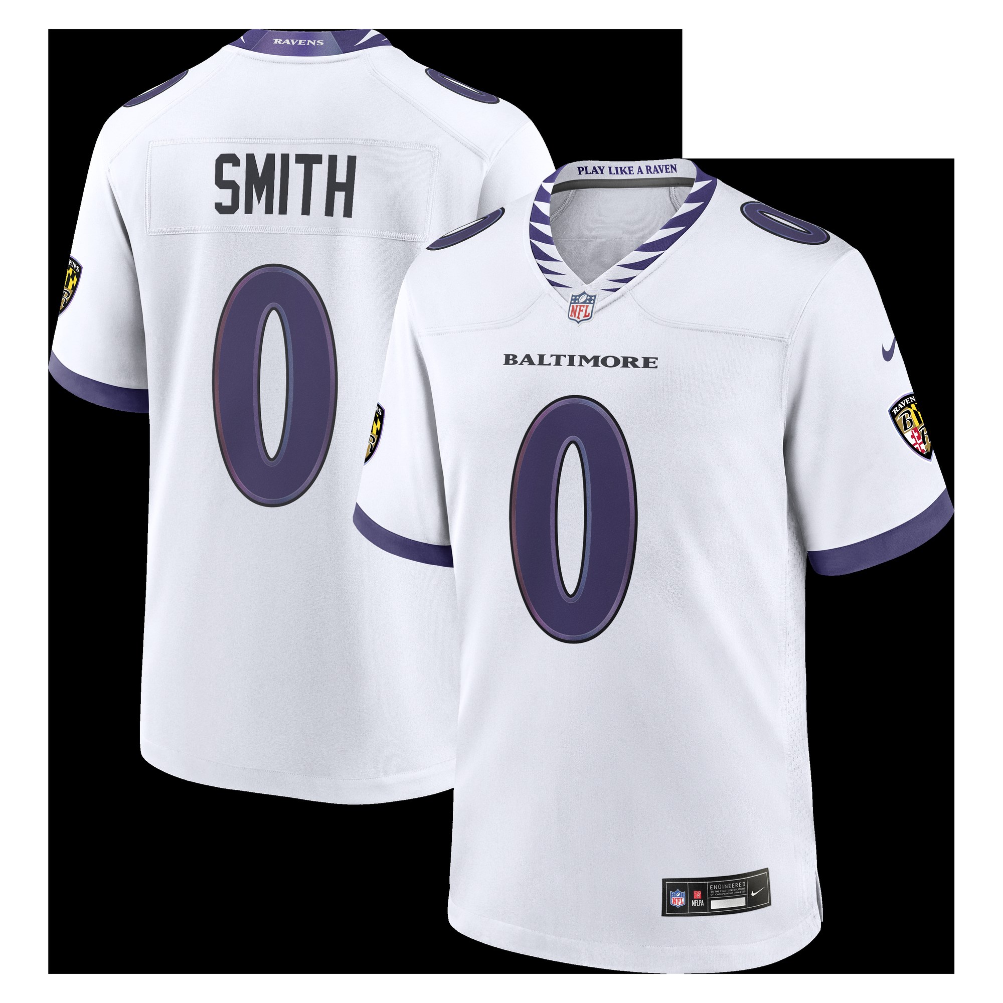 Roquan Smith Baltimore Ravens Game Jersey - White-Jersey Pro Hub