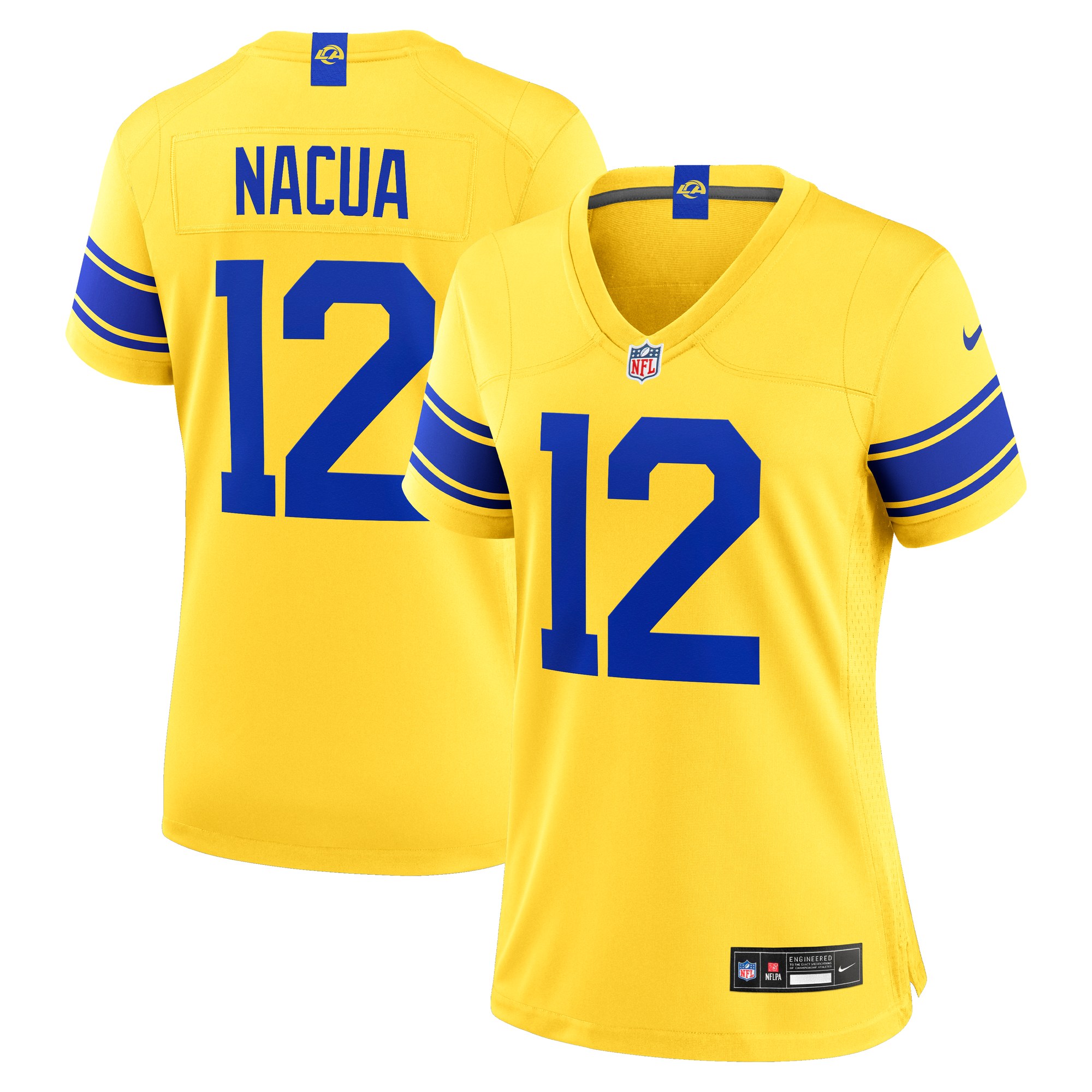 Puka Nacua Los Angeles Rams Women's Classic Sol Game Jersey-Jersey Pro Hub
