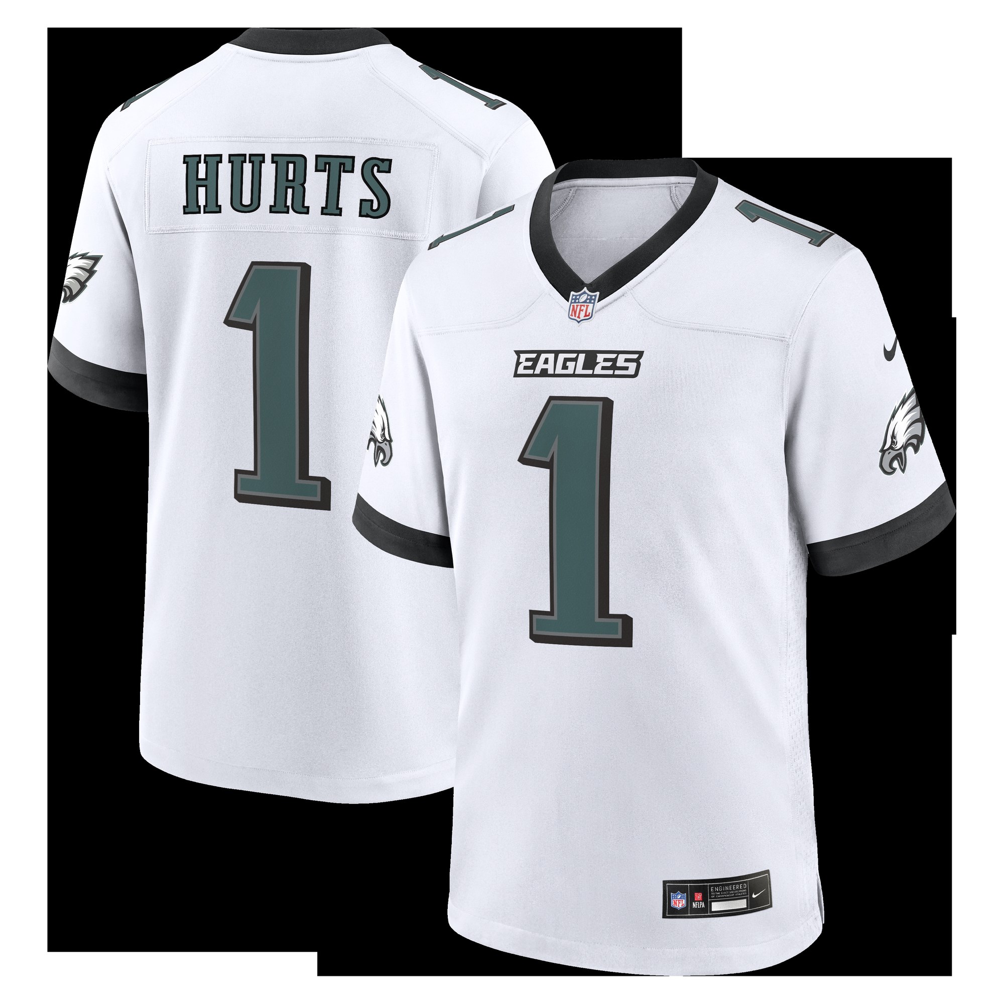 Jalen Hurts Philadelphia Eagles Game Jersey - White