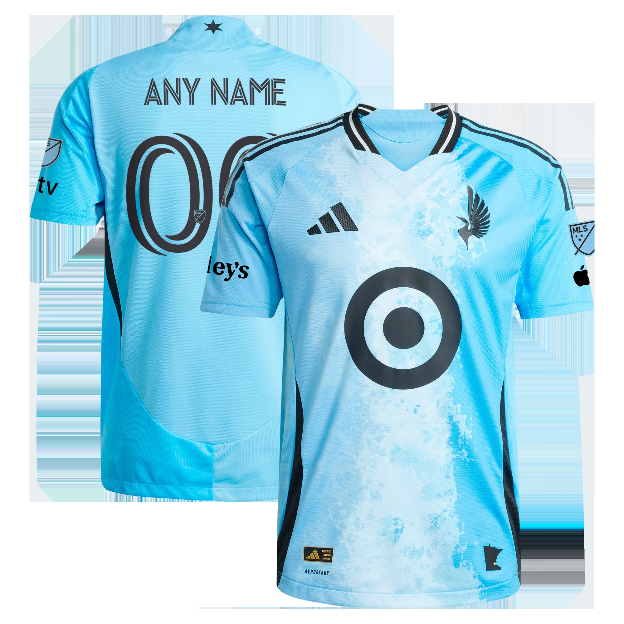 Minnesota United FC 2025 CONVERGENCE On-Field Authentic Patch Custom Jersey - Blue-Jersey Pro Hub
