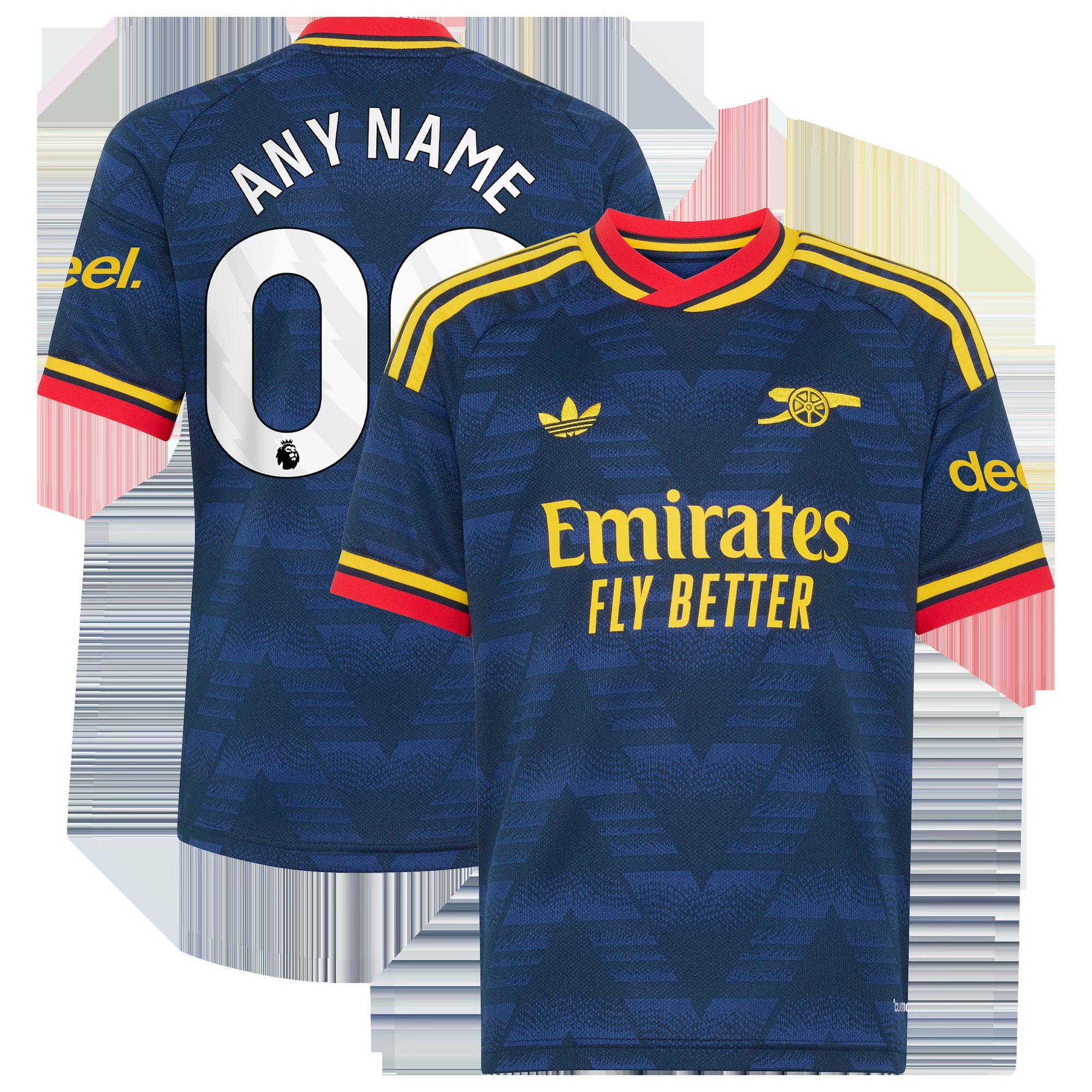 Arsenal Youth 2026/27 Away Replica Custom Jersey - Navy
