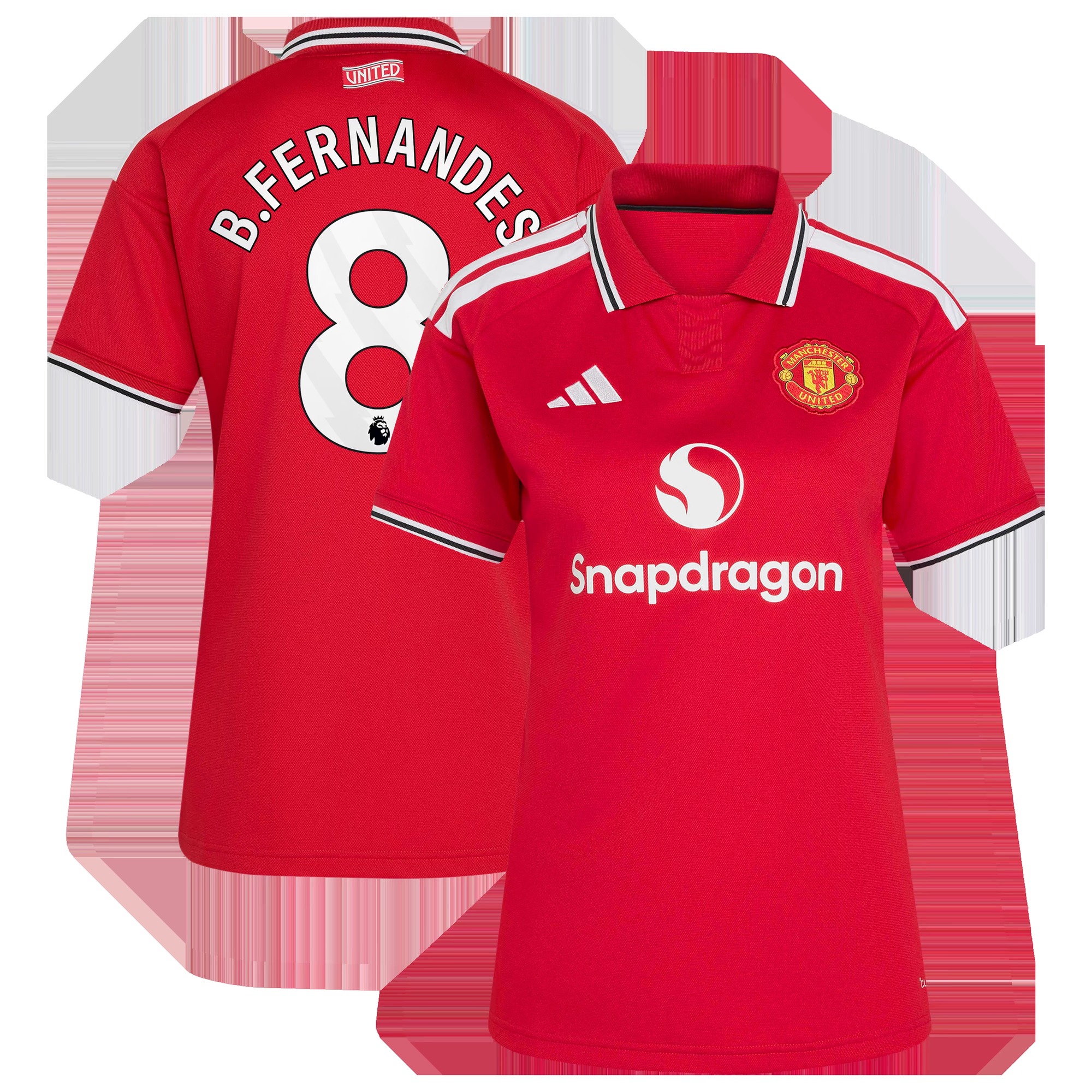 Bruno Fernandes Manchester United Women's 2026/27 Home Replica Jersey - Red