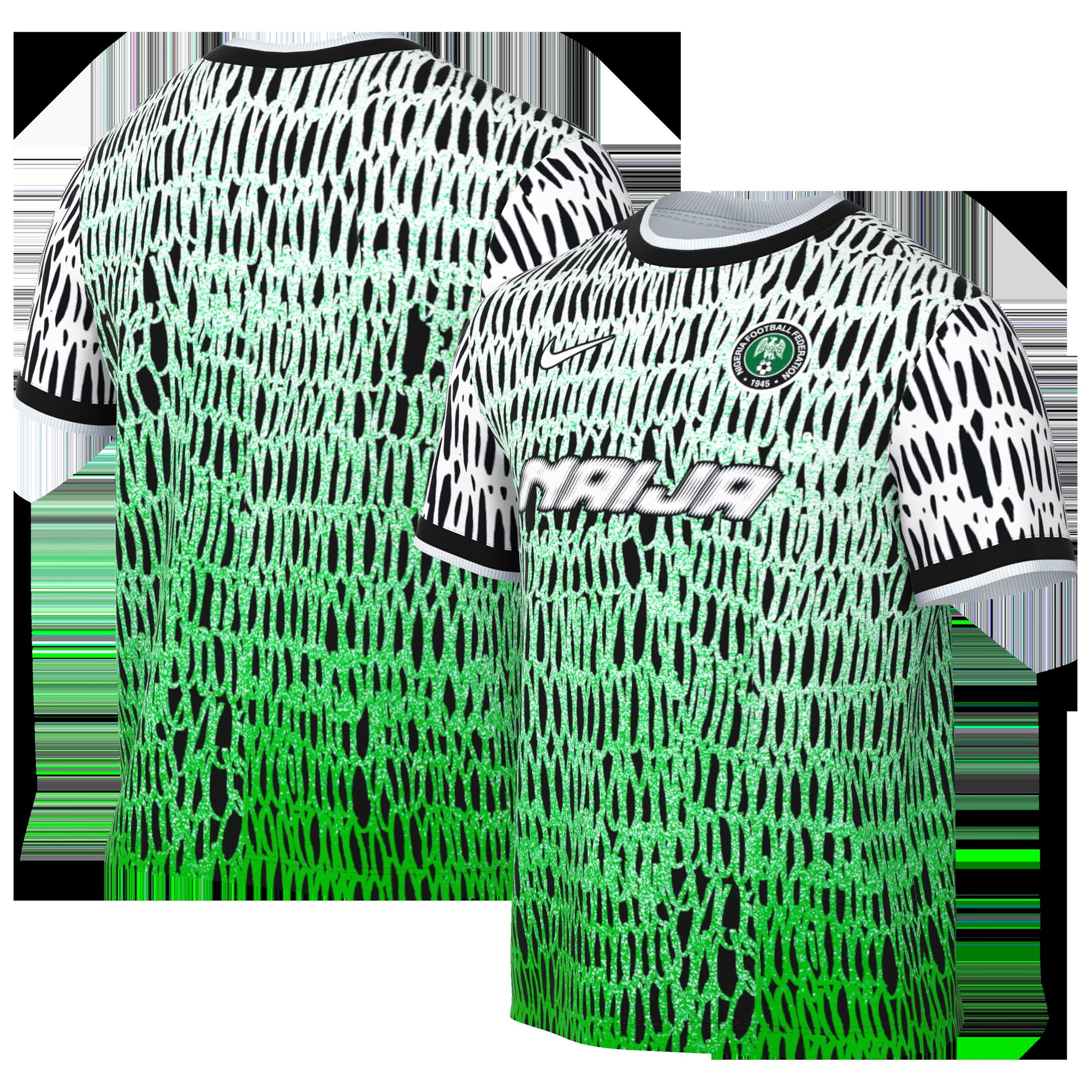 Nigeria National Team x Slawn 2026 Dri-FIT Pre-Match Top - Black