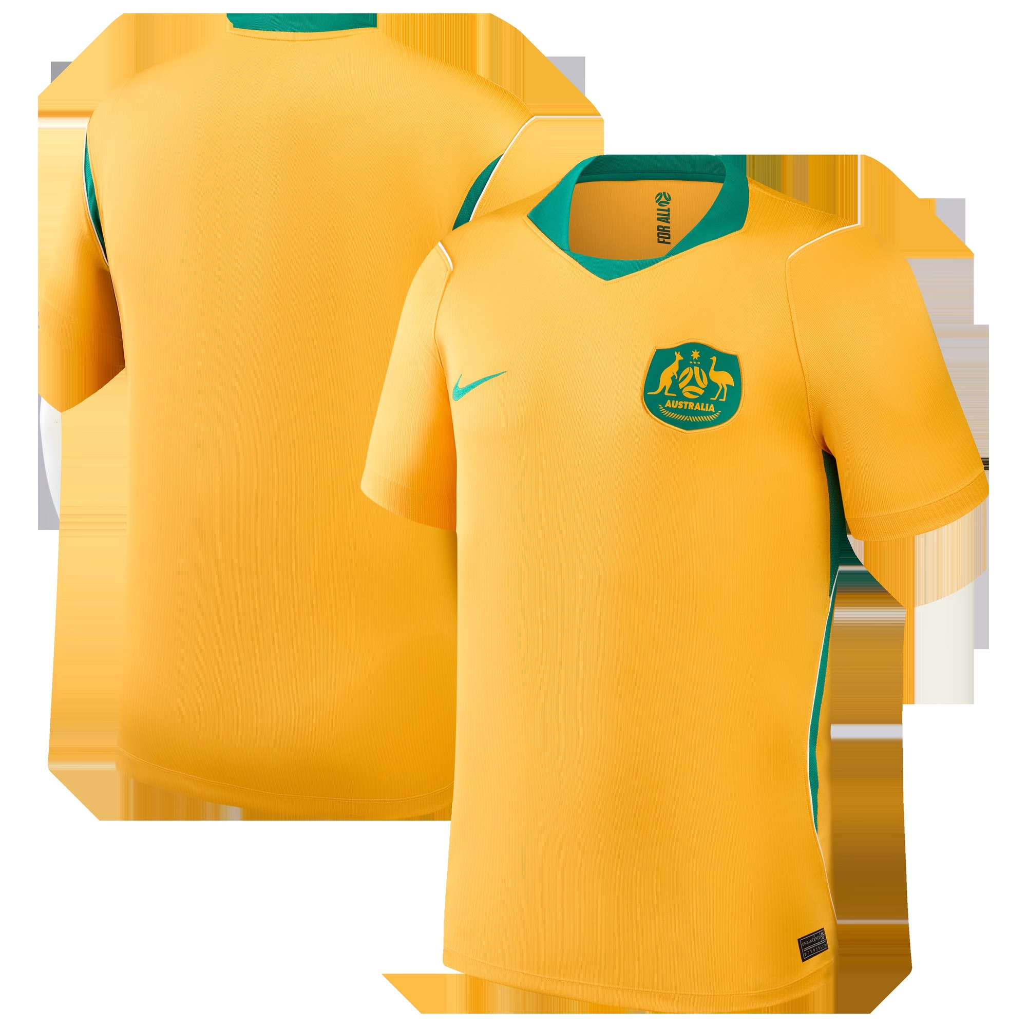 Australia National Team 2026 Home Stadium Replica Jersey - Yellow