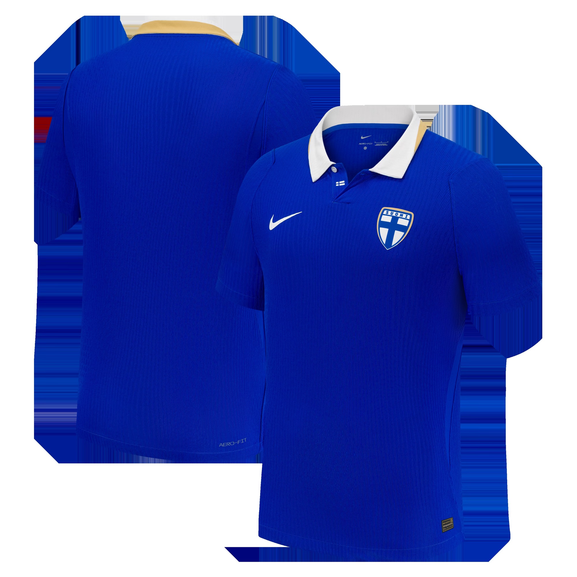 Finland National Team 2026 Away Match Authentic Jersey - Blue