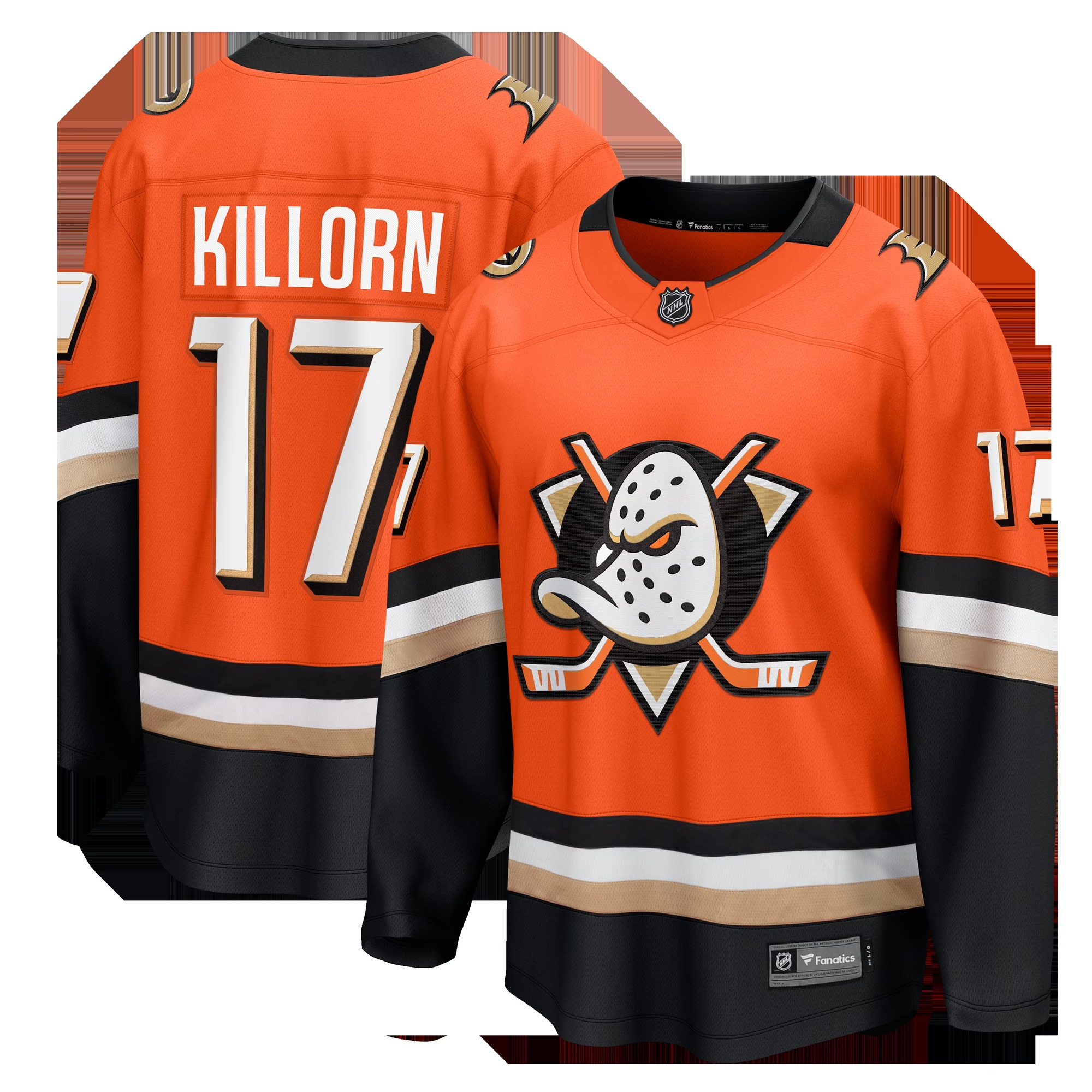 Alex Killorn Anaheim Ducks Home Breakaway Jersey - Orange